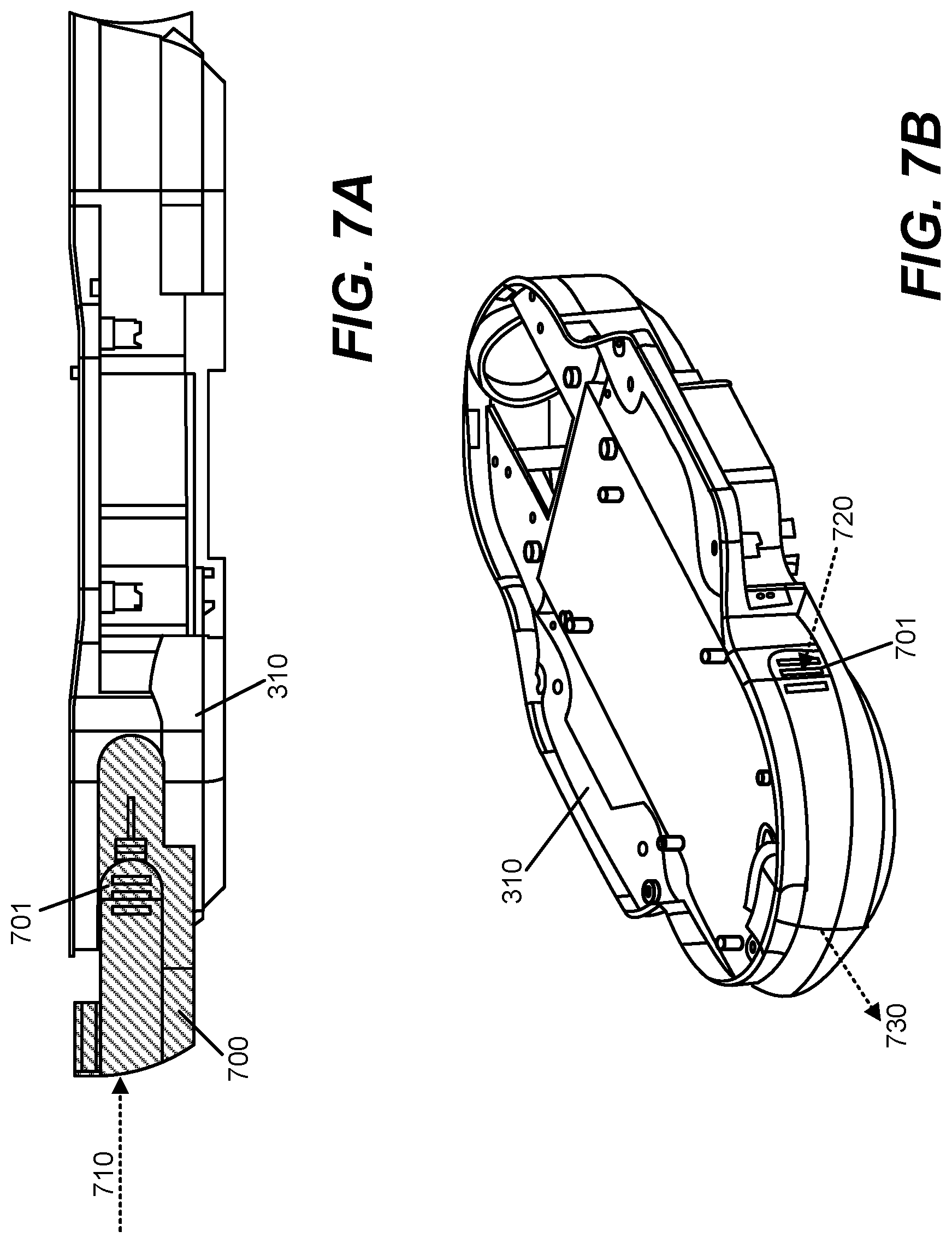 Patent US12103680 Figure 7 – Removable battery with a pull-bar to remove the battery from a chassis