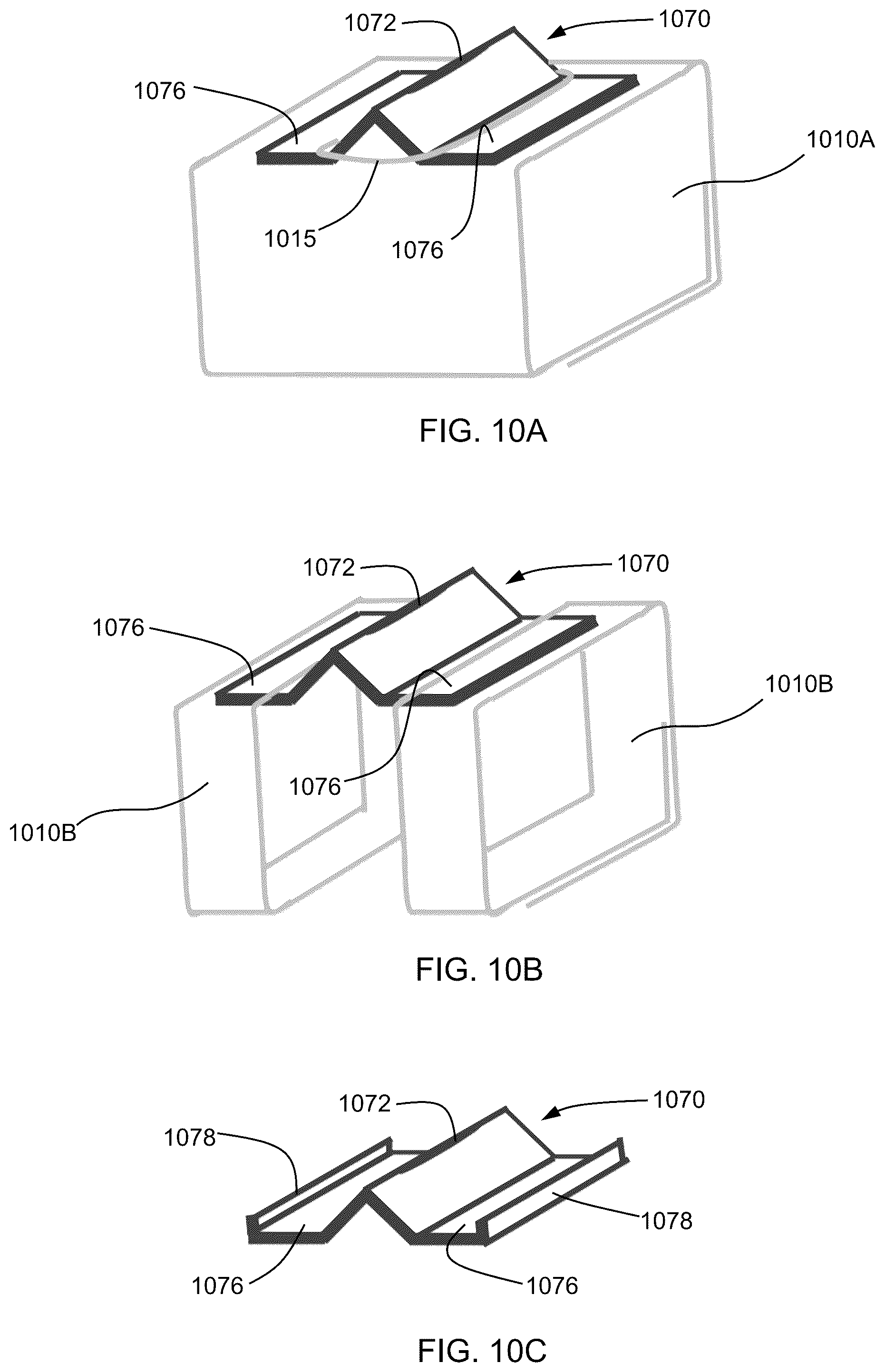 Patent US12103682 Figure 14 – Package coupling apparatus with strap and hanger for securing a package to a UAV and method of securing a package for delivery