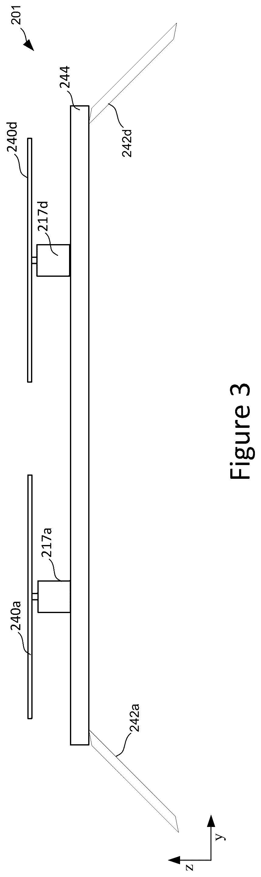 Patent US12103683 Figure 3 – UAV drop-plate for drop-payloads