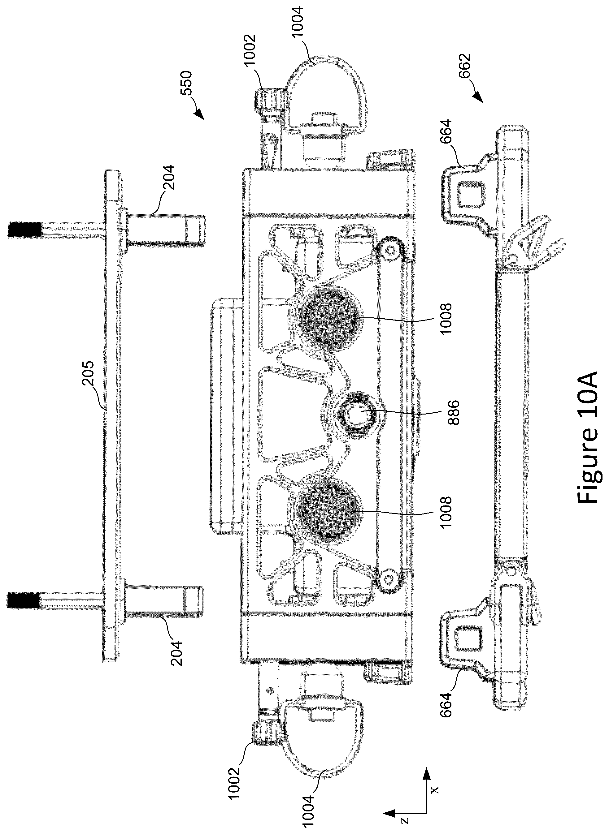 Patent US12103683 Figure 9 – UAV drop-plate for drop-payloads