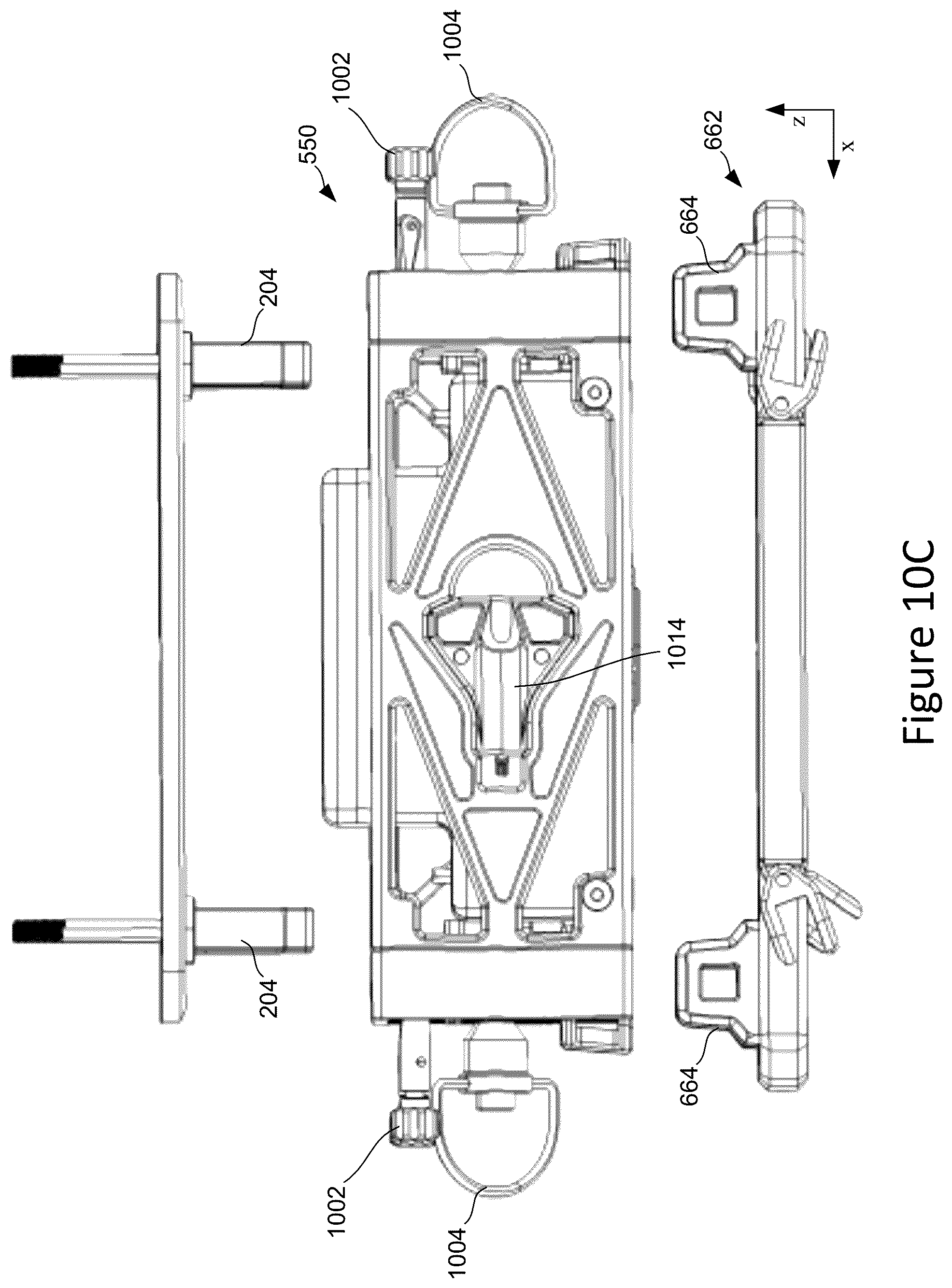 Patent US12103683 Figure 11 – UAV drop-plate for drop-payloads