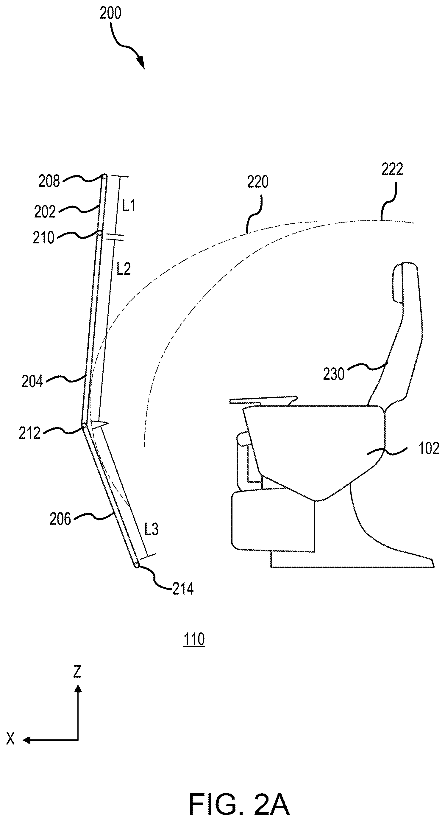 Patent US12103686 Figure 3 – Movable area partition