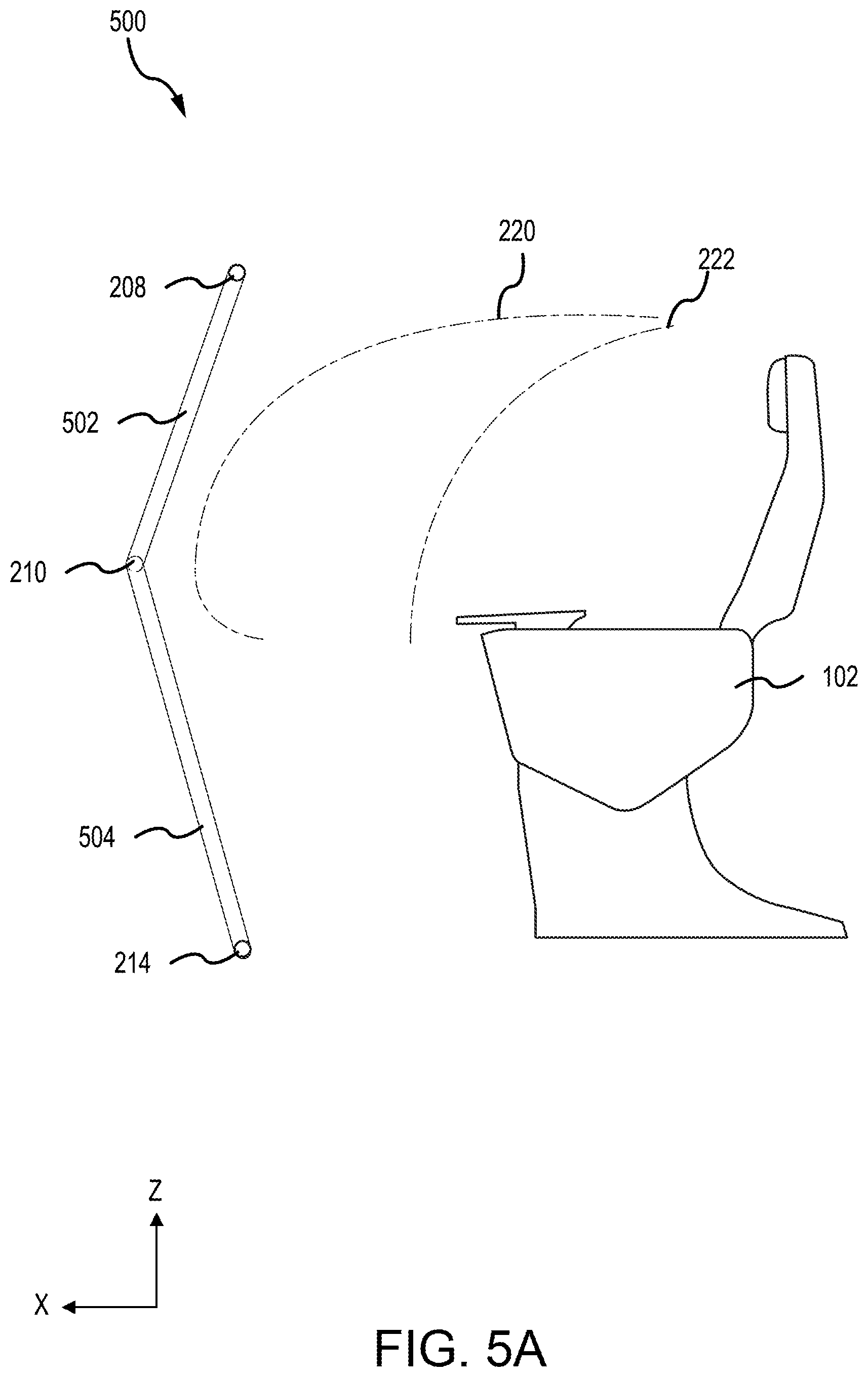 Patent US12103686 Figure 9 – Movable area partition