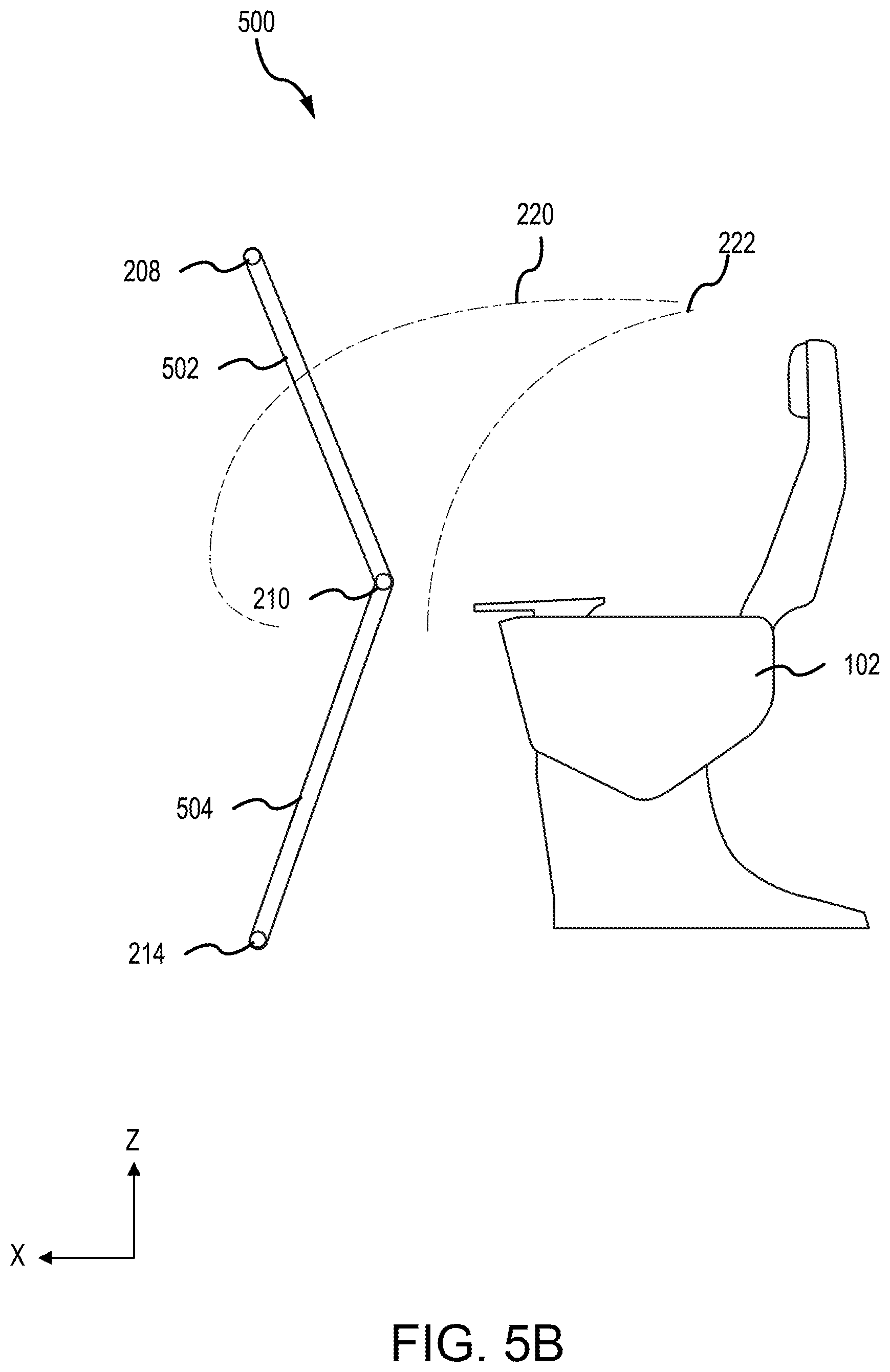 Patent US12103686 Figure 10 – Movable area partition