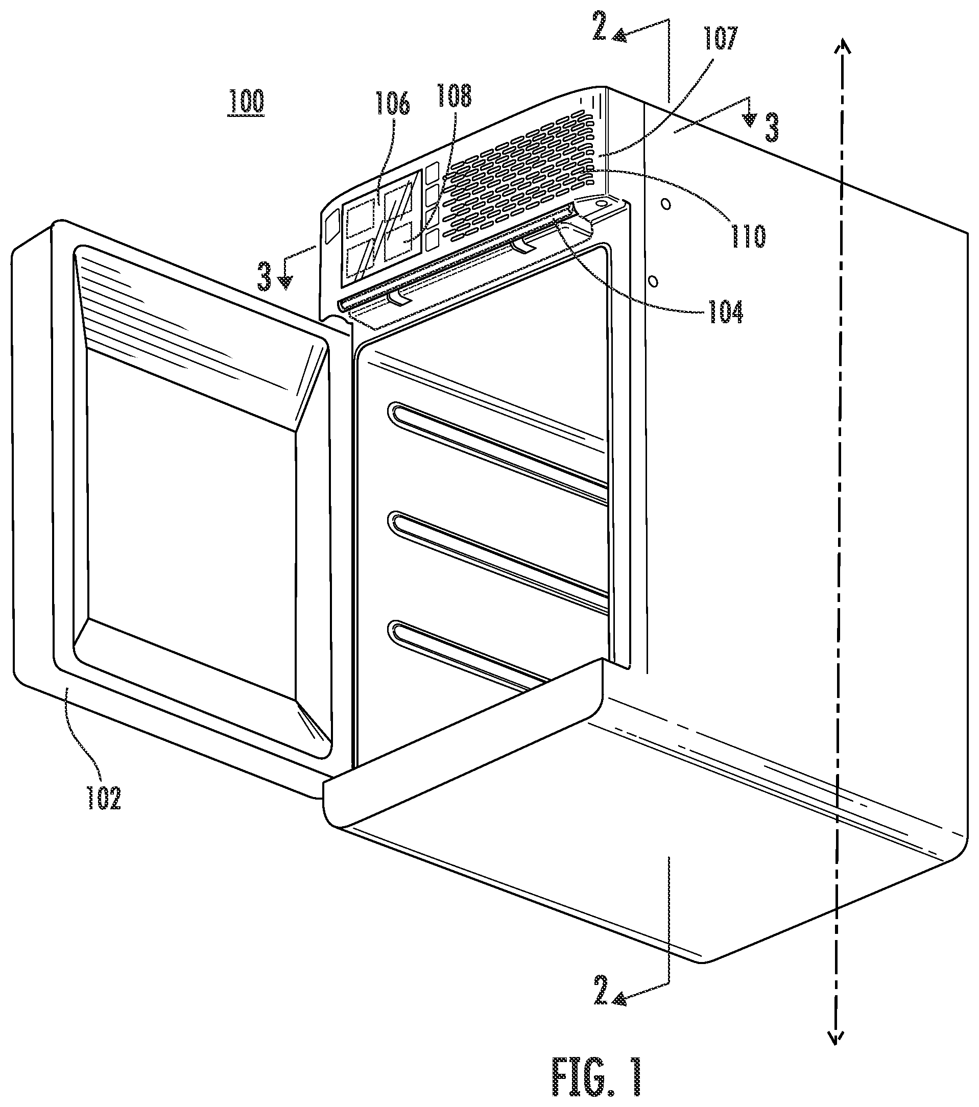 Patent US12103687 Figure 1 – Aircraft appliance filter system