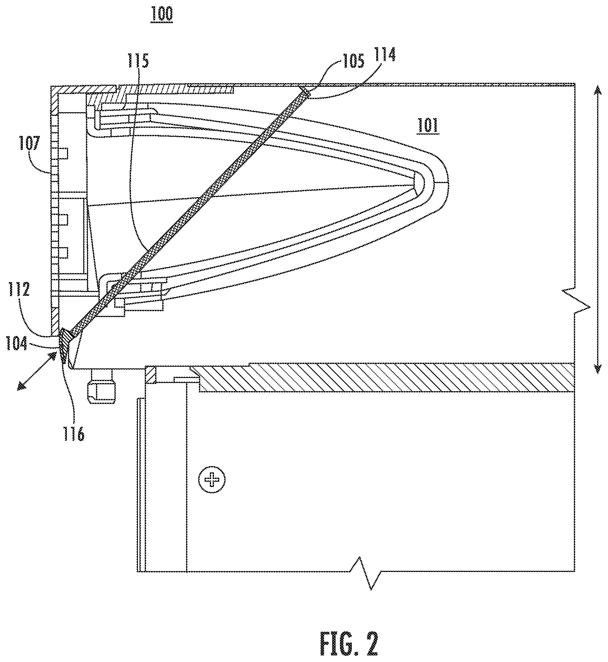 Patent US12103687 Figure 2 – Aircraft appliance filter system