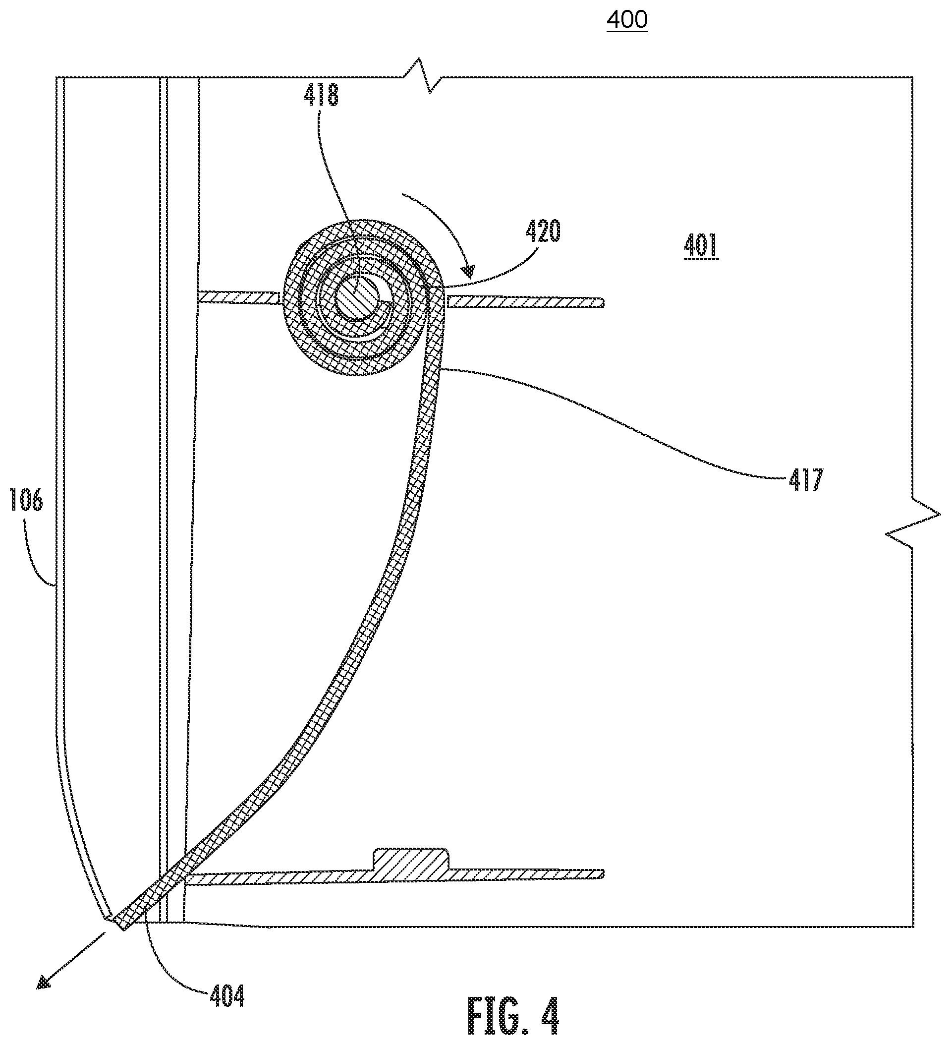 Patent US12103687 Figure 4 – Aircraft appliance filter system
