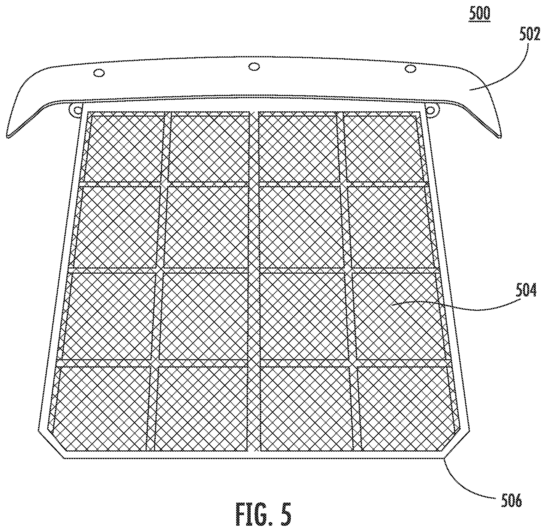 Patent US12103687 Figure 5 – Aircraft appliance filter system