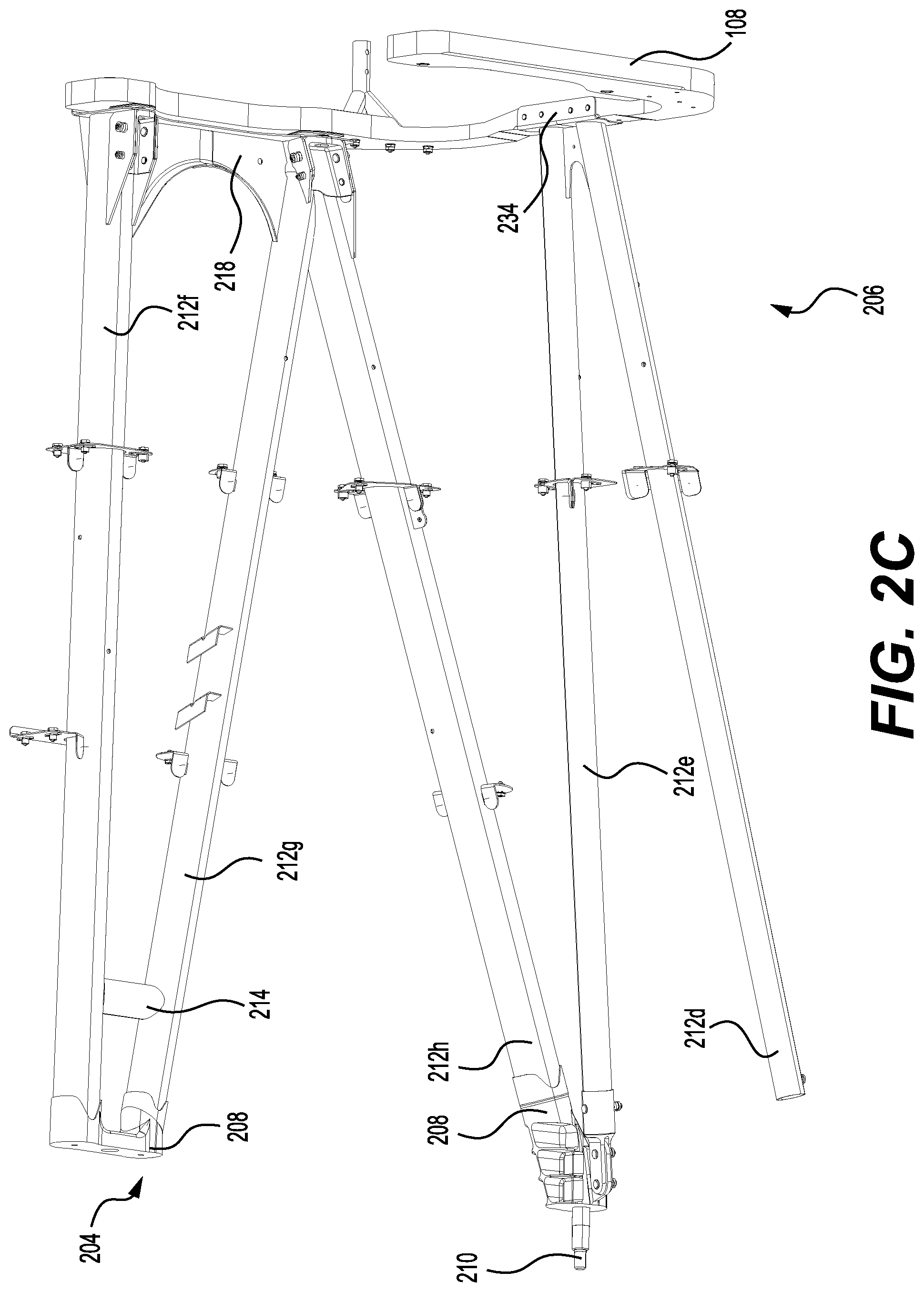 Patent US12103692 Figure 4 – Engine truss for aircraft