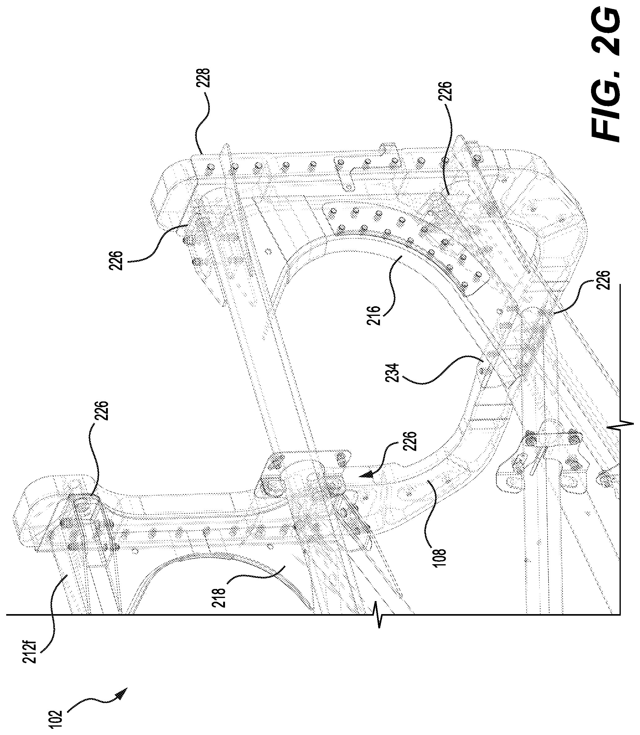 Patent US12103692 Figure 7 – Engine truss for aircraft