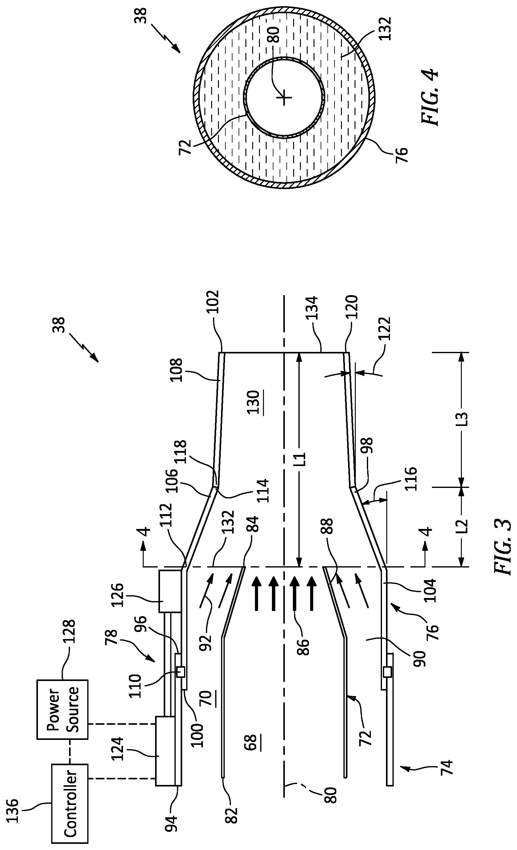 Patent US12103695 Figure 3 – Exhaust nozzle assembly for an aircraft propulsion system