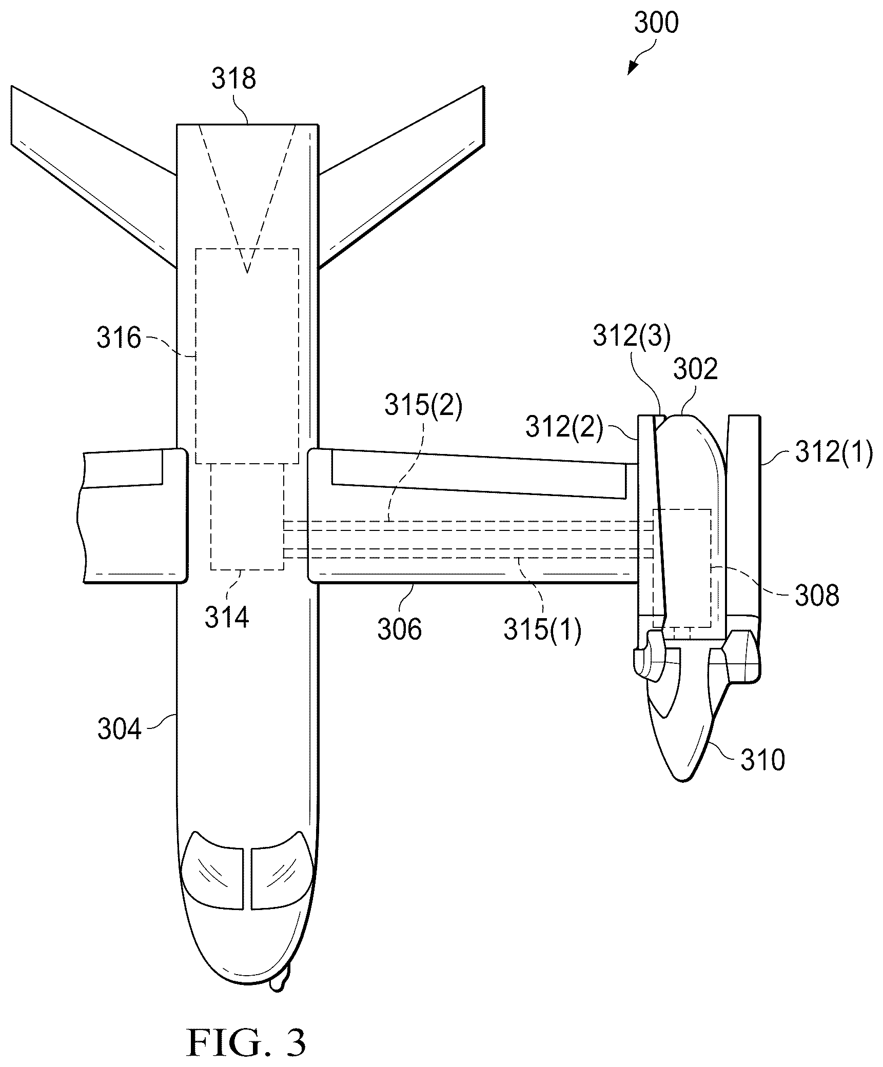 Patent US12103696 Figure 2 – High-speed VTOL drive-shaft systems and methods