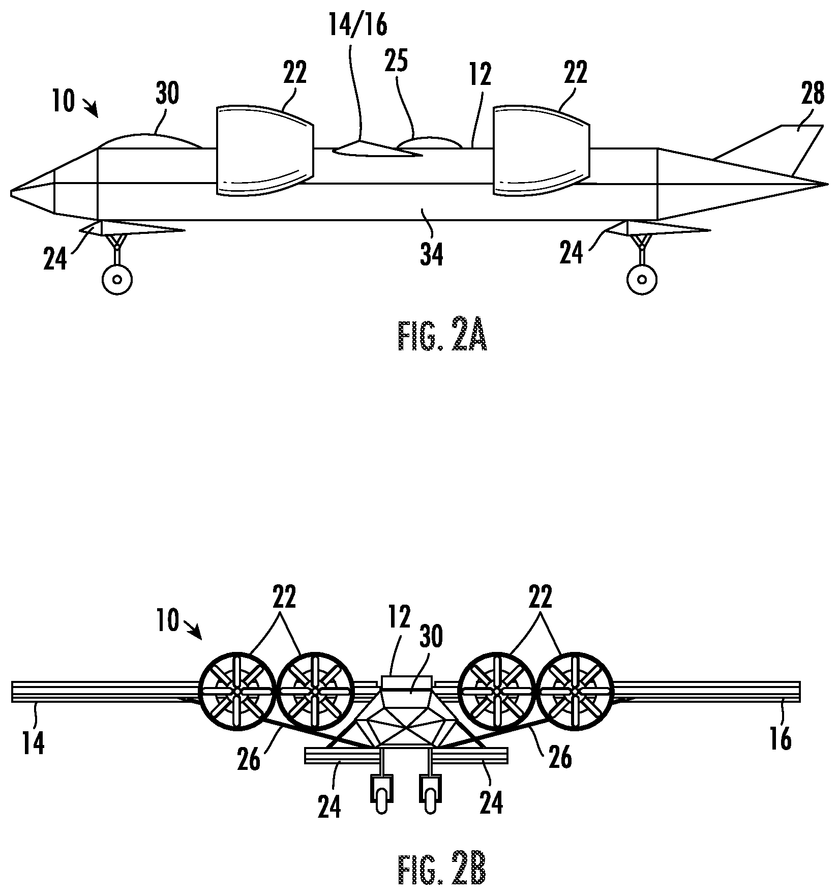 Patent US12103697 Figure 2 – Aircraft