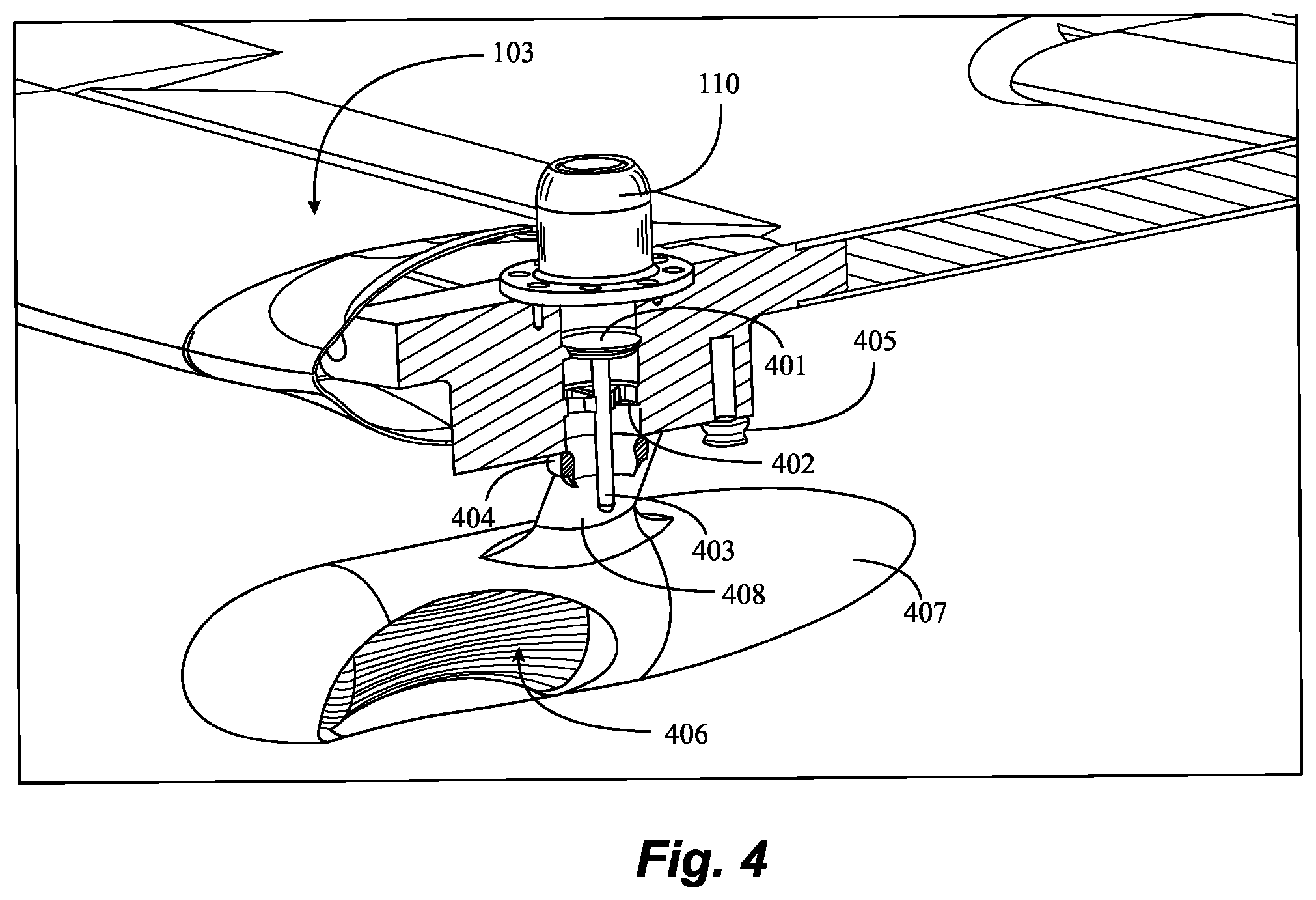 Patent US12103701 Figure 6 – Aircraft winch cable stabilizer