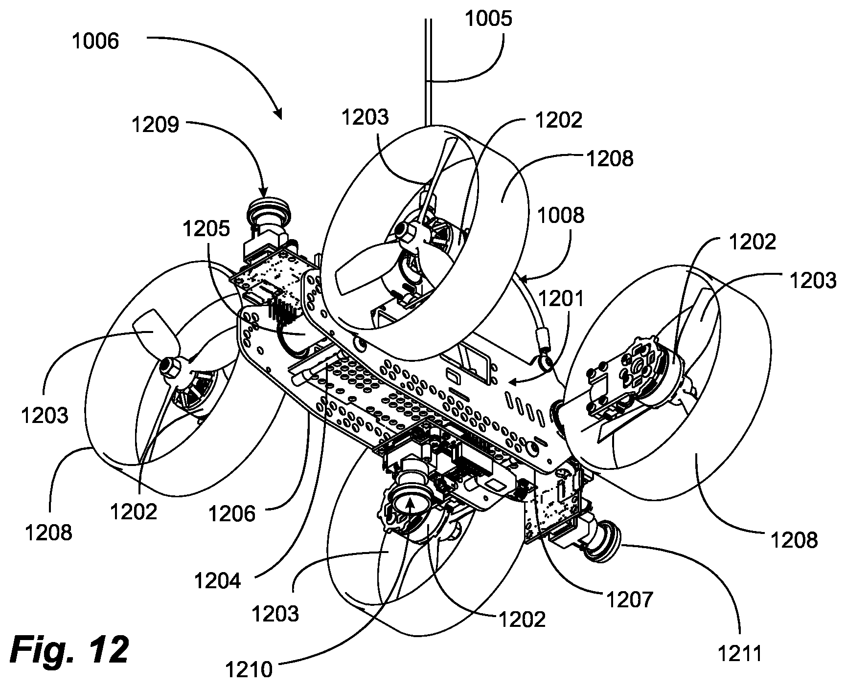 Patent US12103701 Figure 14 – Aircraft winch cable stabilizer