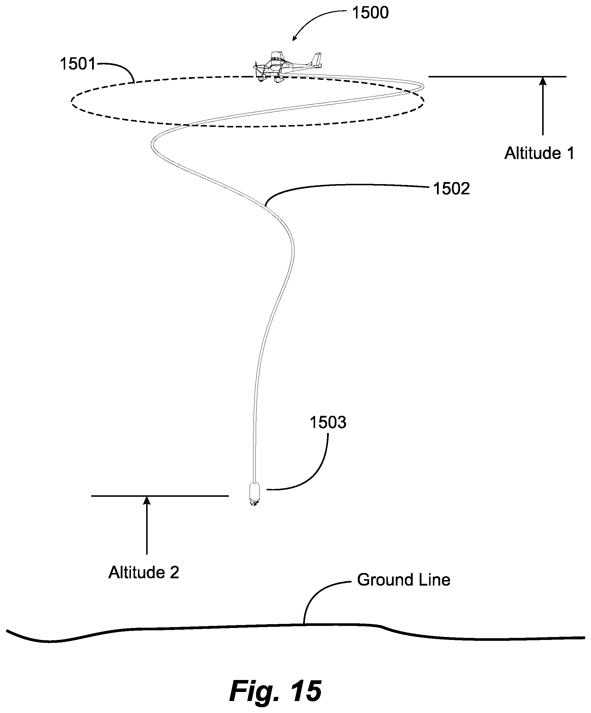 Patent US12103701 Figure 17 – Aircraft winch cable stabilizer