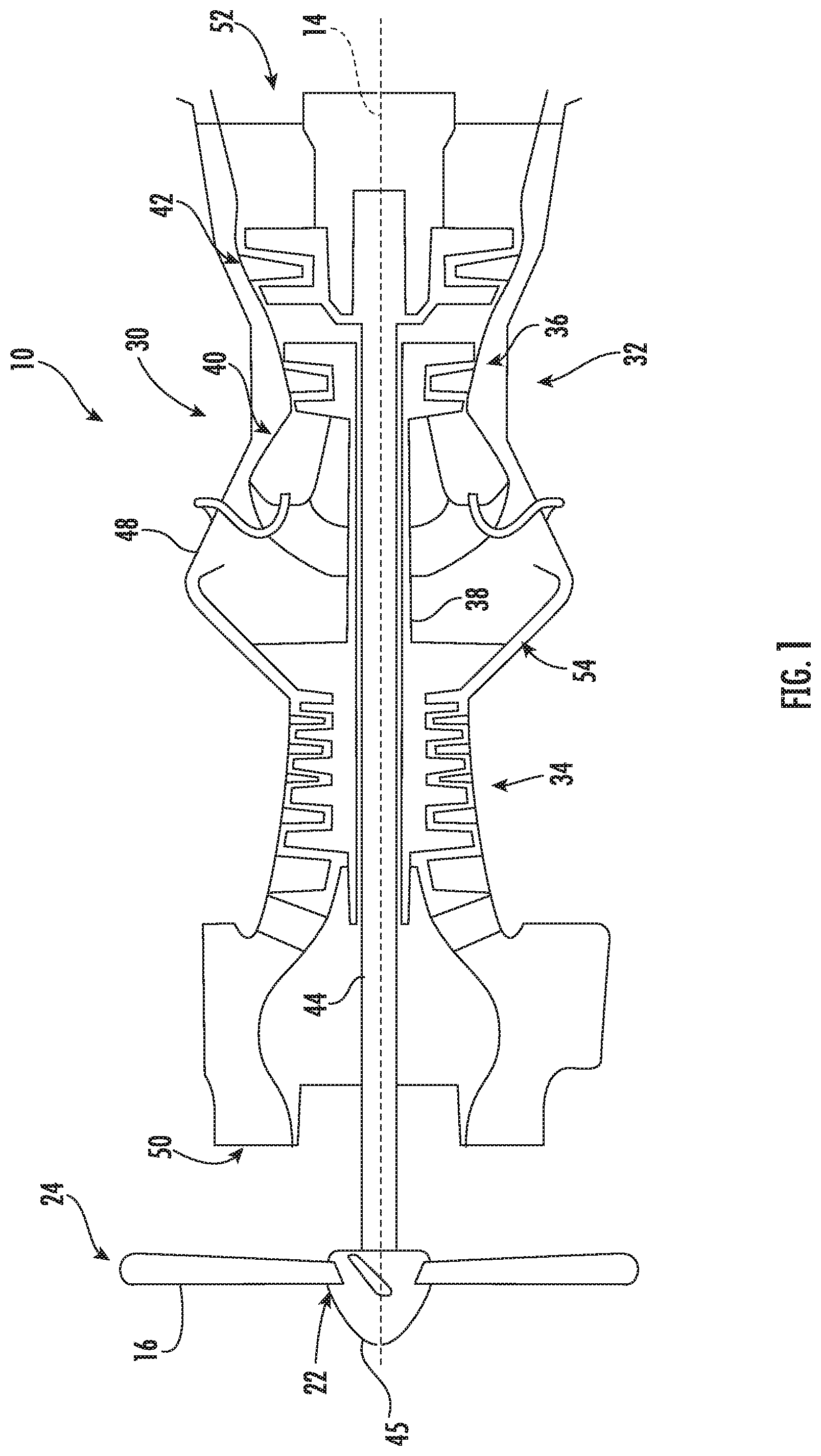 Patent US12103702 Figure 1 – Removeable fuselage shield for an aircraft