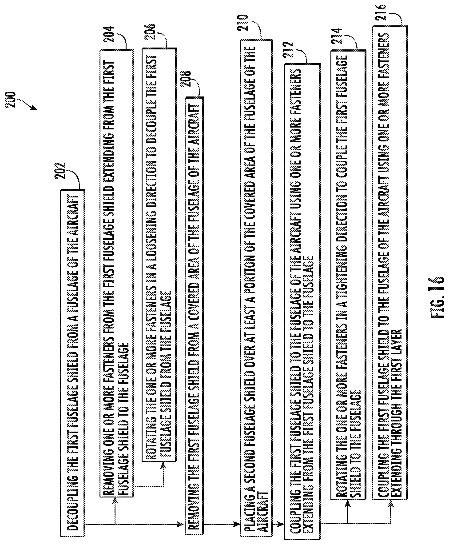 Patent US12103702 Figure 11 – Removeable fuselage shield for an aircraft
