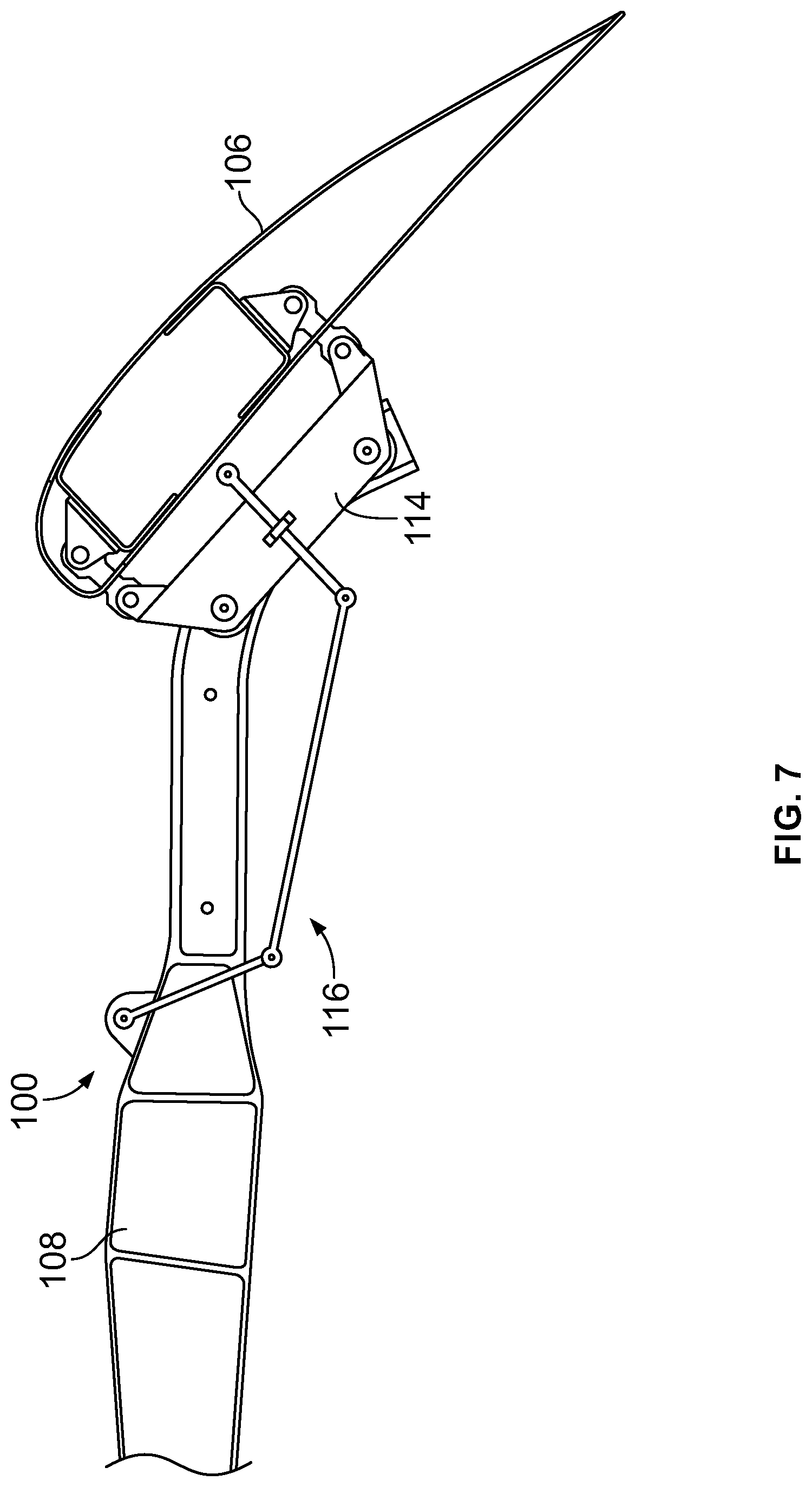 Patent US12103703 Figure 5 – Systems and methods for detecting a jam of a flap of a wing of an aircraft
