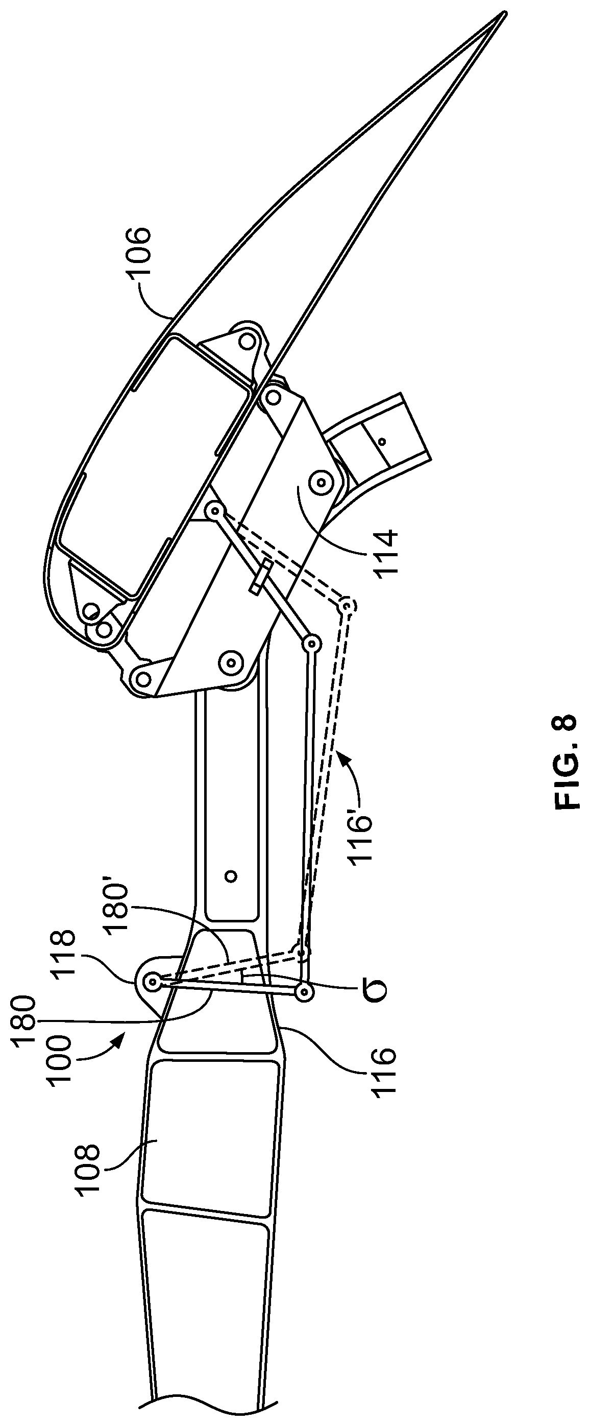 Patent US12103703 Figure 6 – Systems and methods for detecting a jam of a flap of a wing of an aircraft