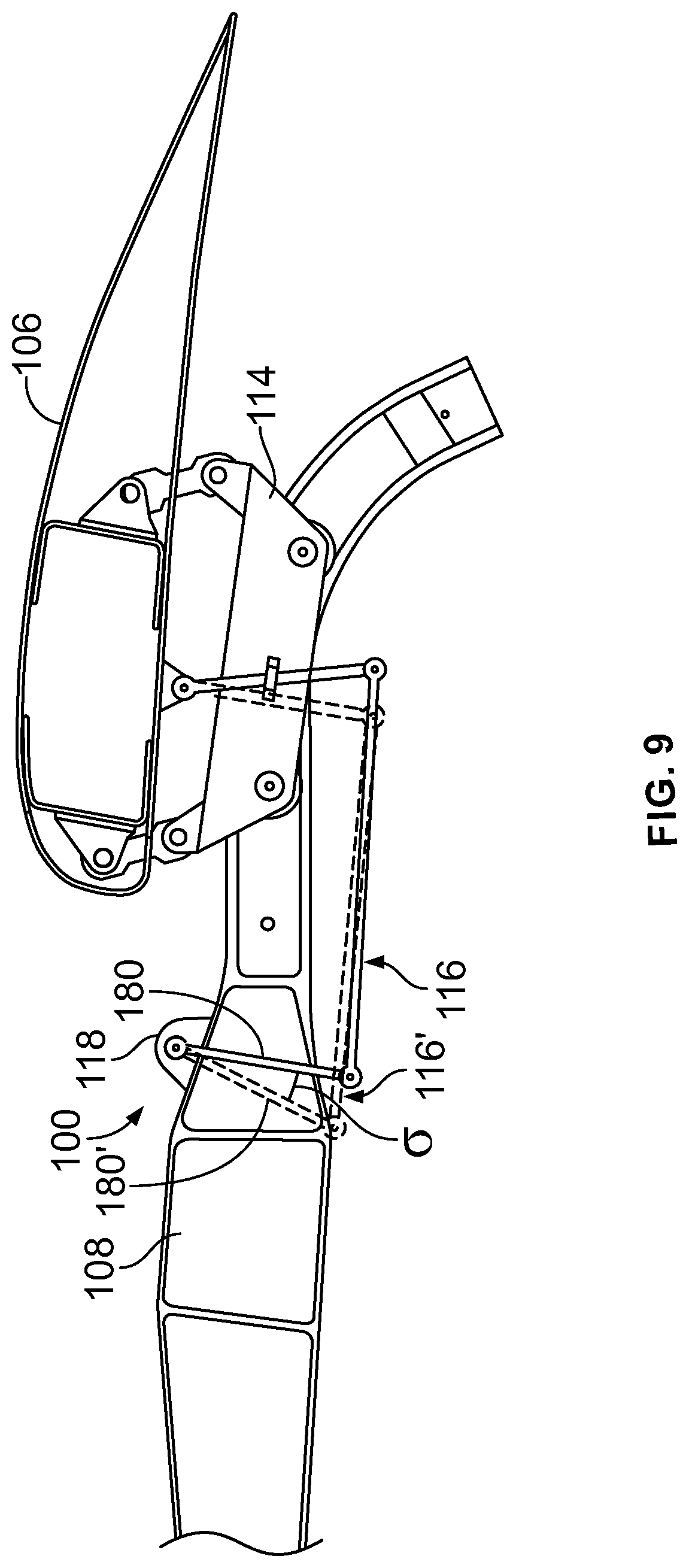 Patent US12103703 Figure 7 – Systems and methods for detecting a jam of a flap of a wing of an aircraft