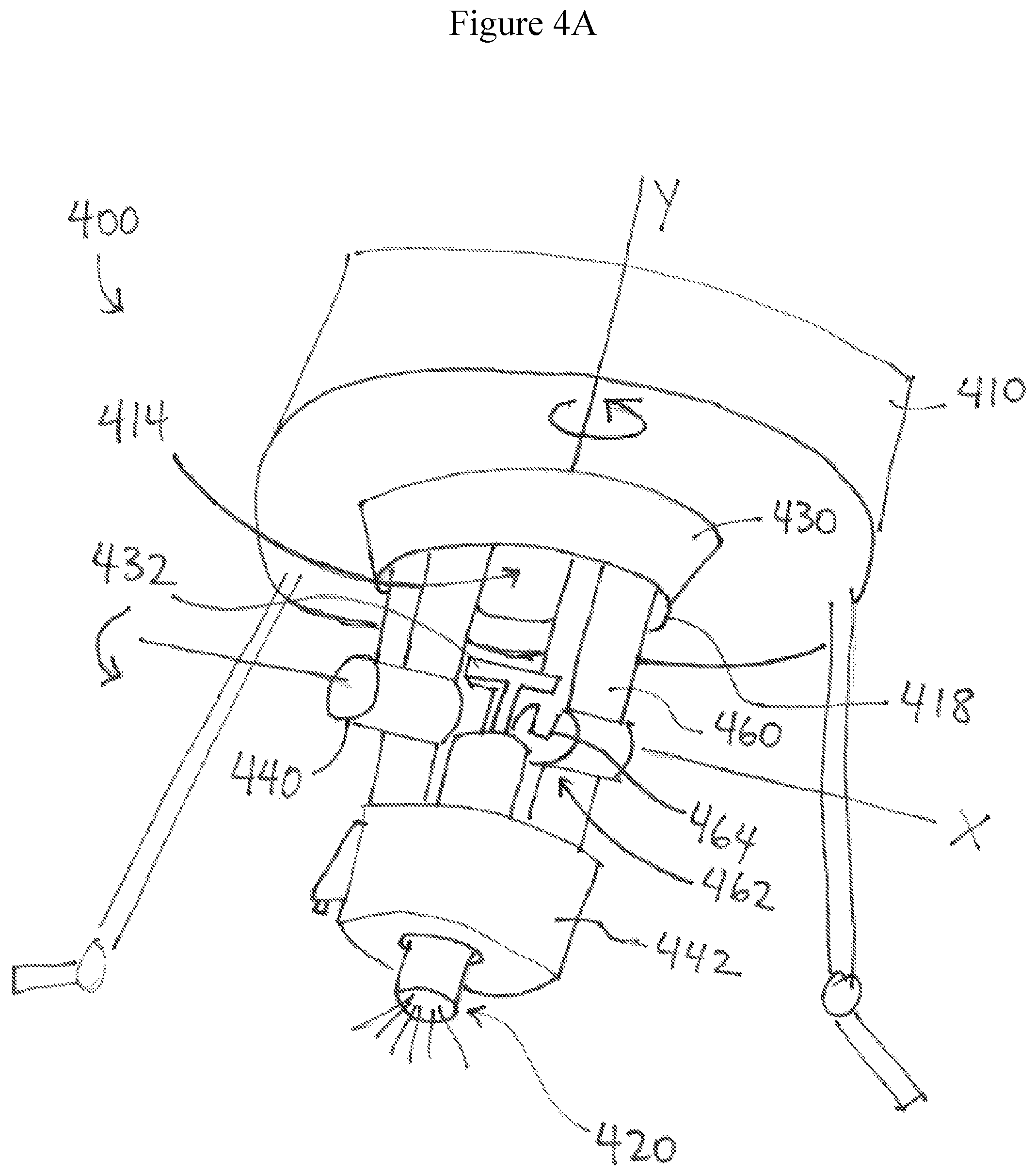 Patent US12103705 Figure 3 – Aerial drone with rotating frame