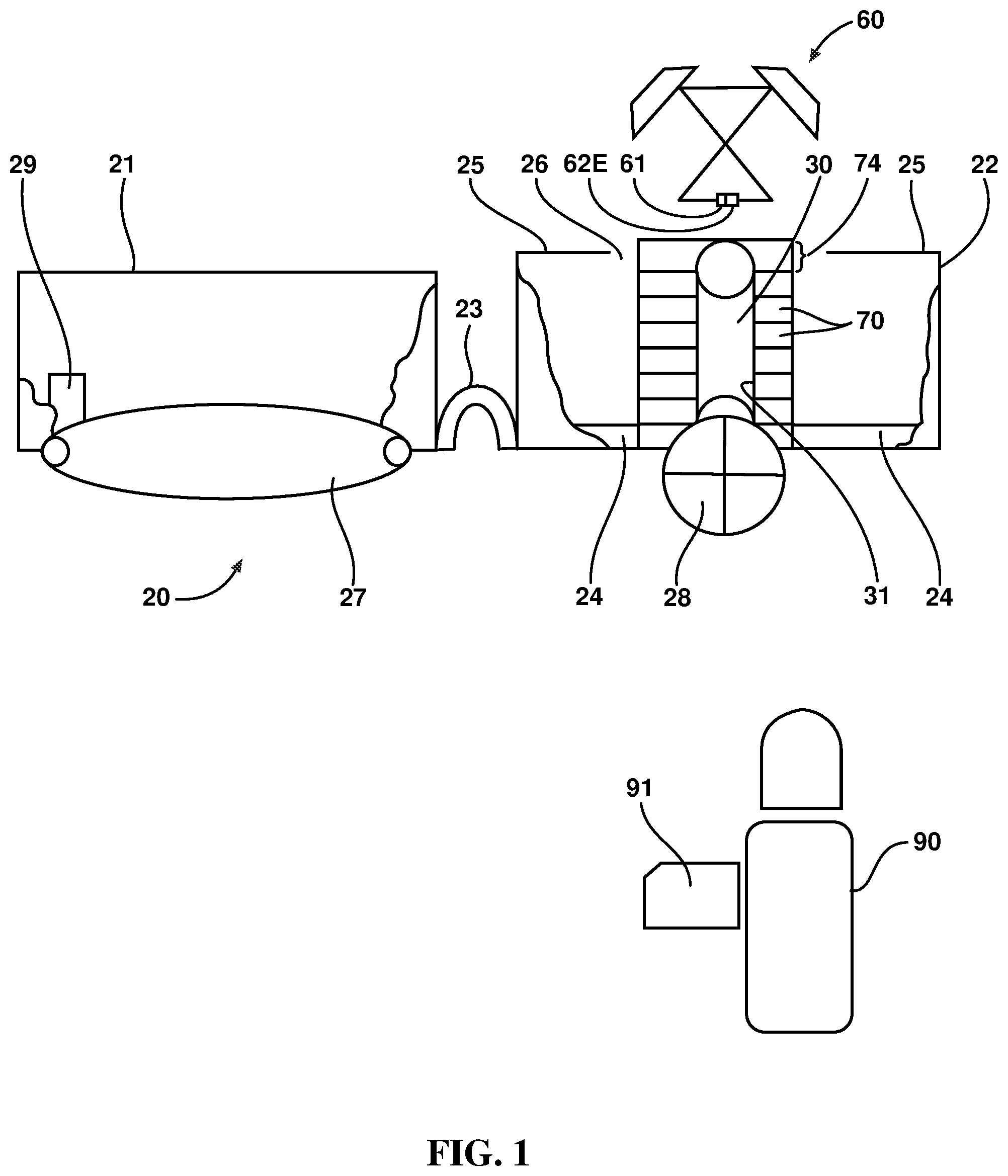Patent US12103706 Figure 1 – Plural relay sensor delivery system