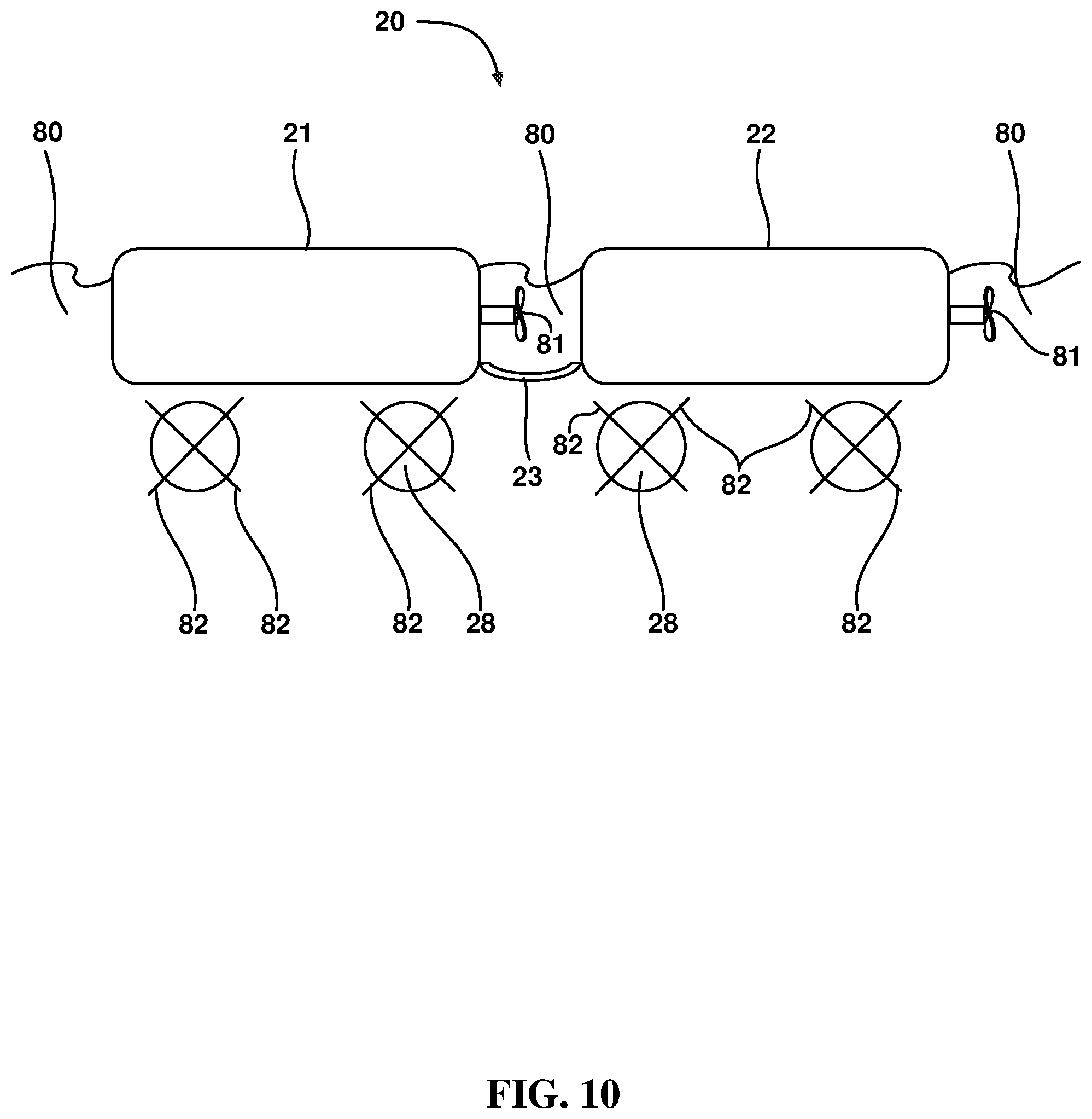 Patent US12103706 Figure 10 – Plural relay sensor delivery system