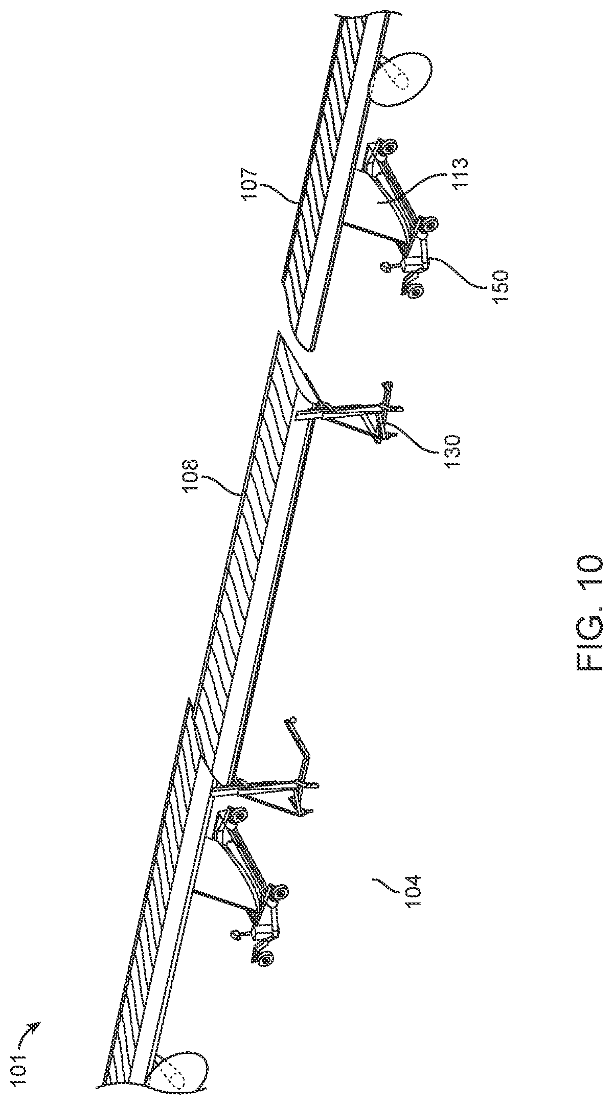 Patent US12103707 Figure 10 – Ground support equipment for a high altitude long endurance aircraft