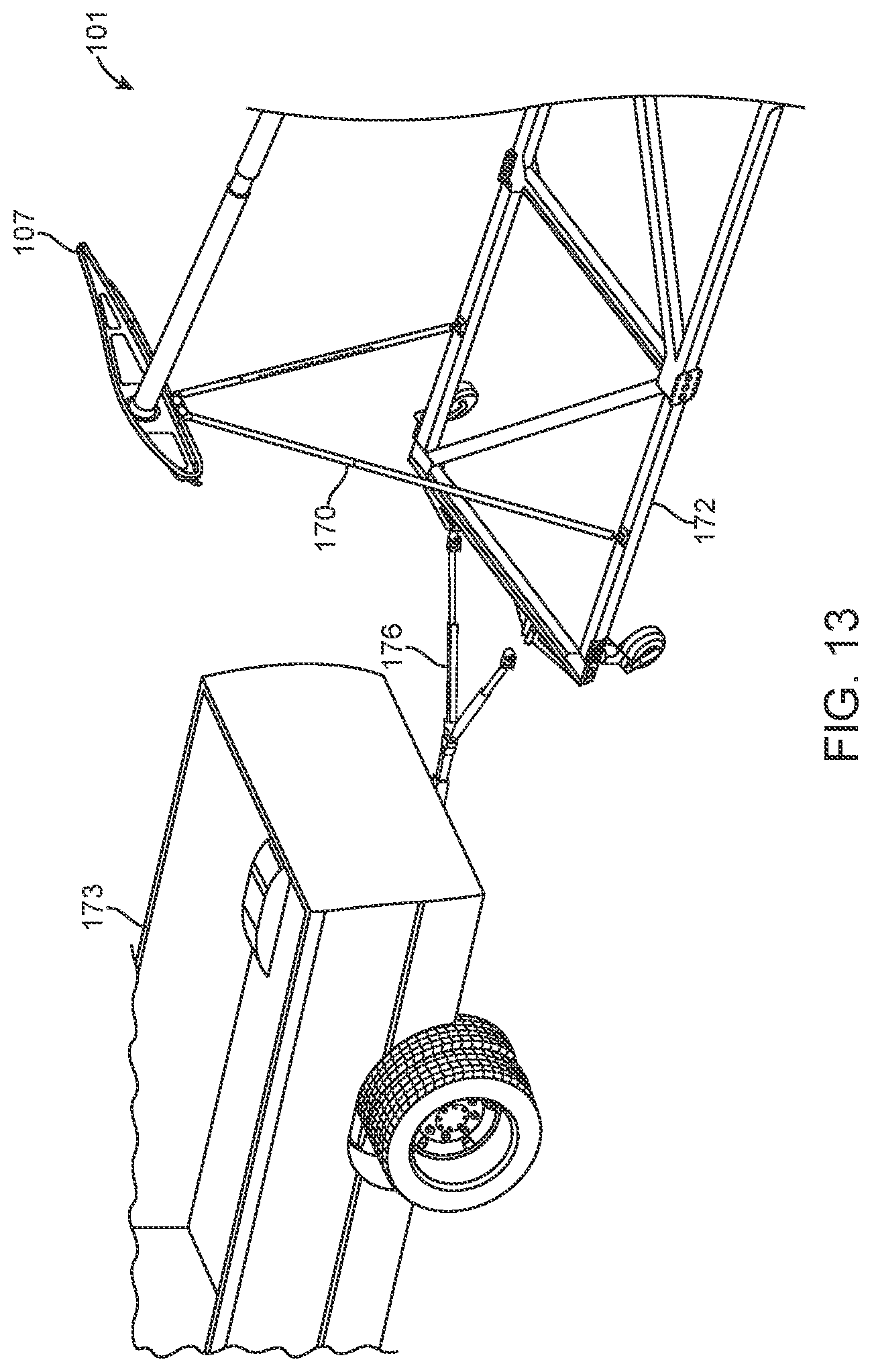 Patent US12103707 Figure 13 – Ground support equipment for a high altitude long endurance aircraft
