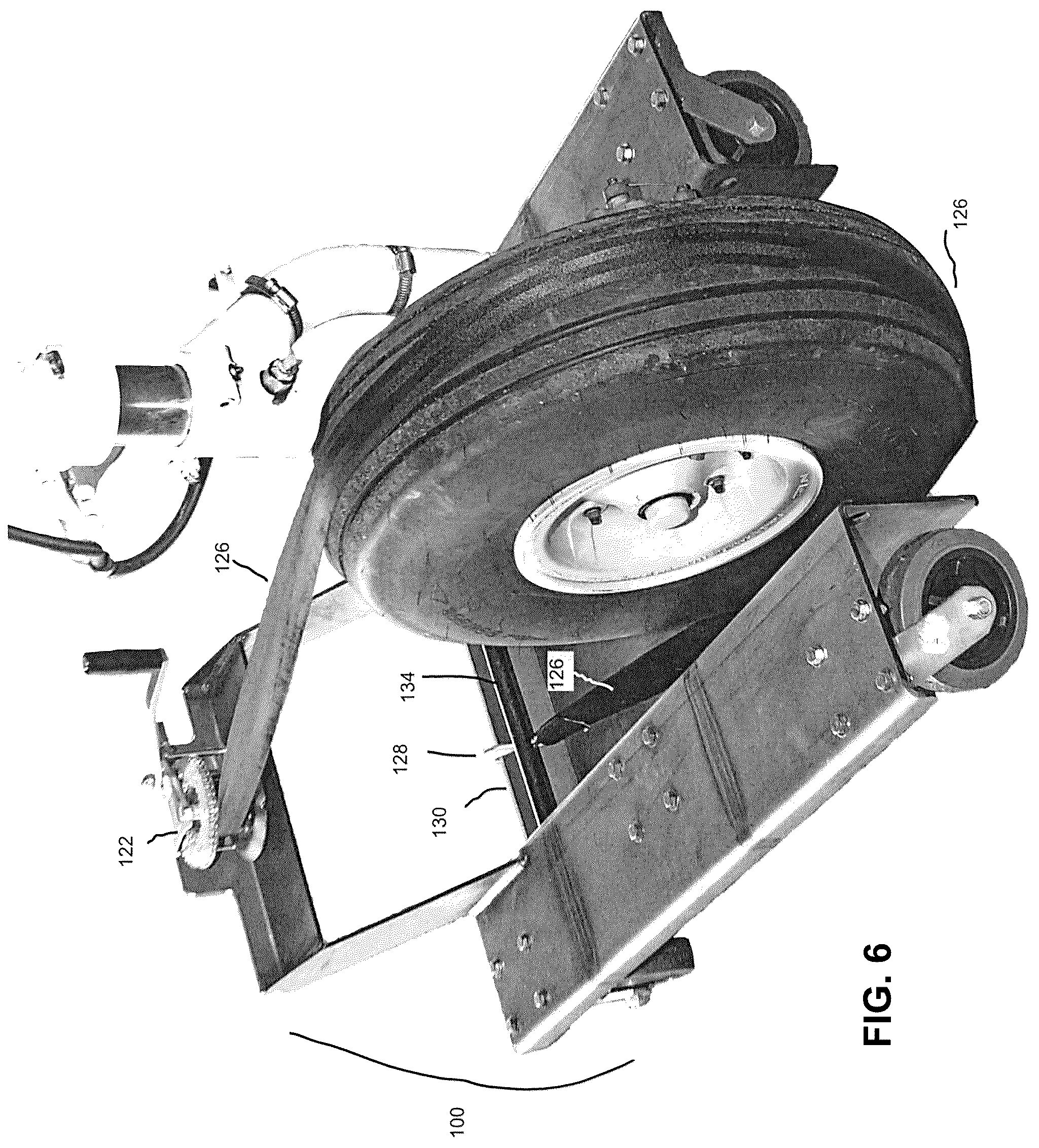 Patent US12103708 Figure 7 – Aircraft dolly