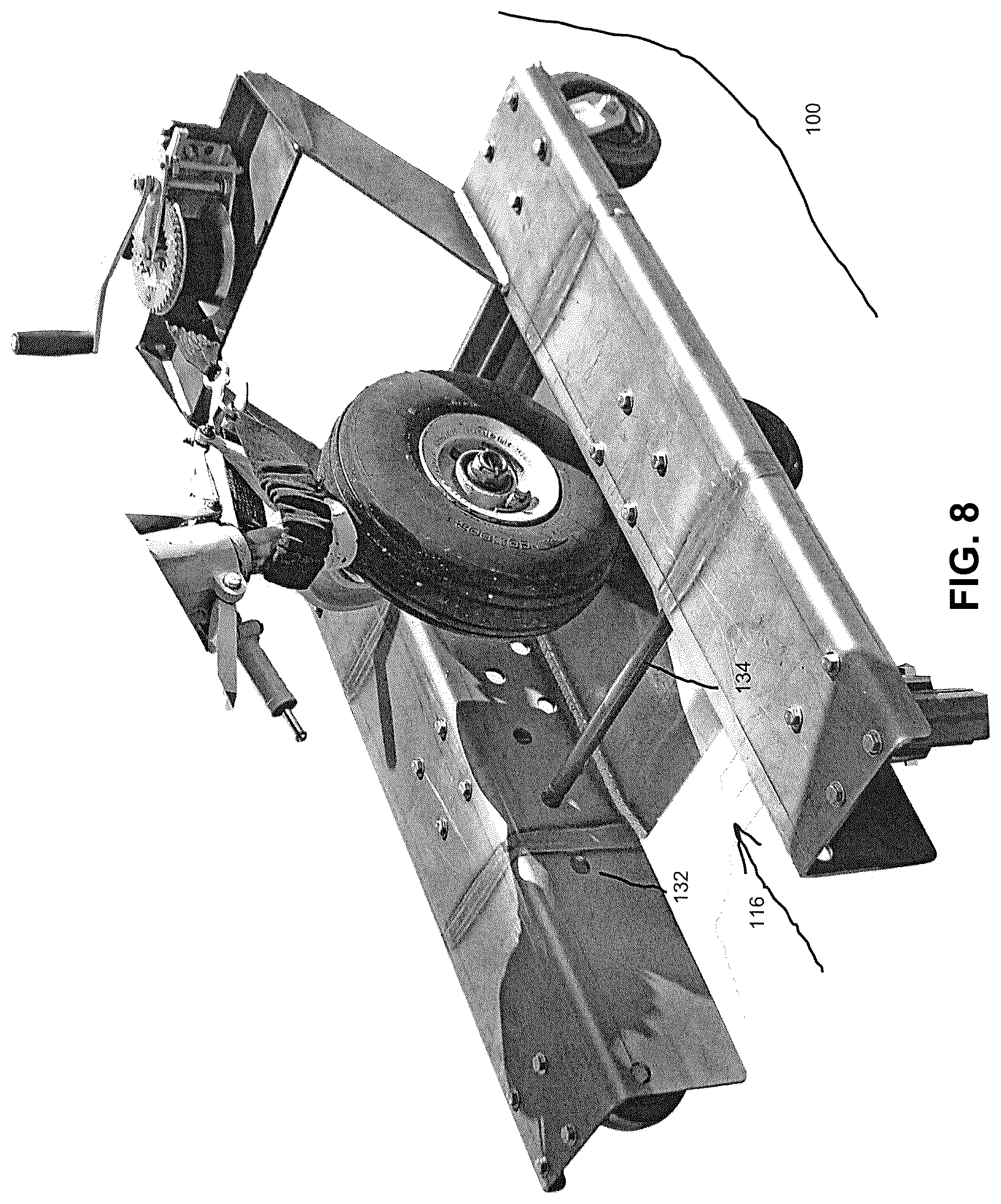 Patent US12103708 Figure 9 – Aircraft dolly