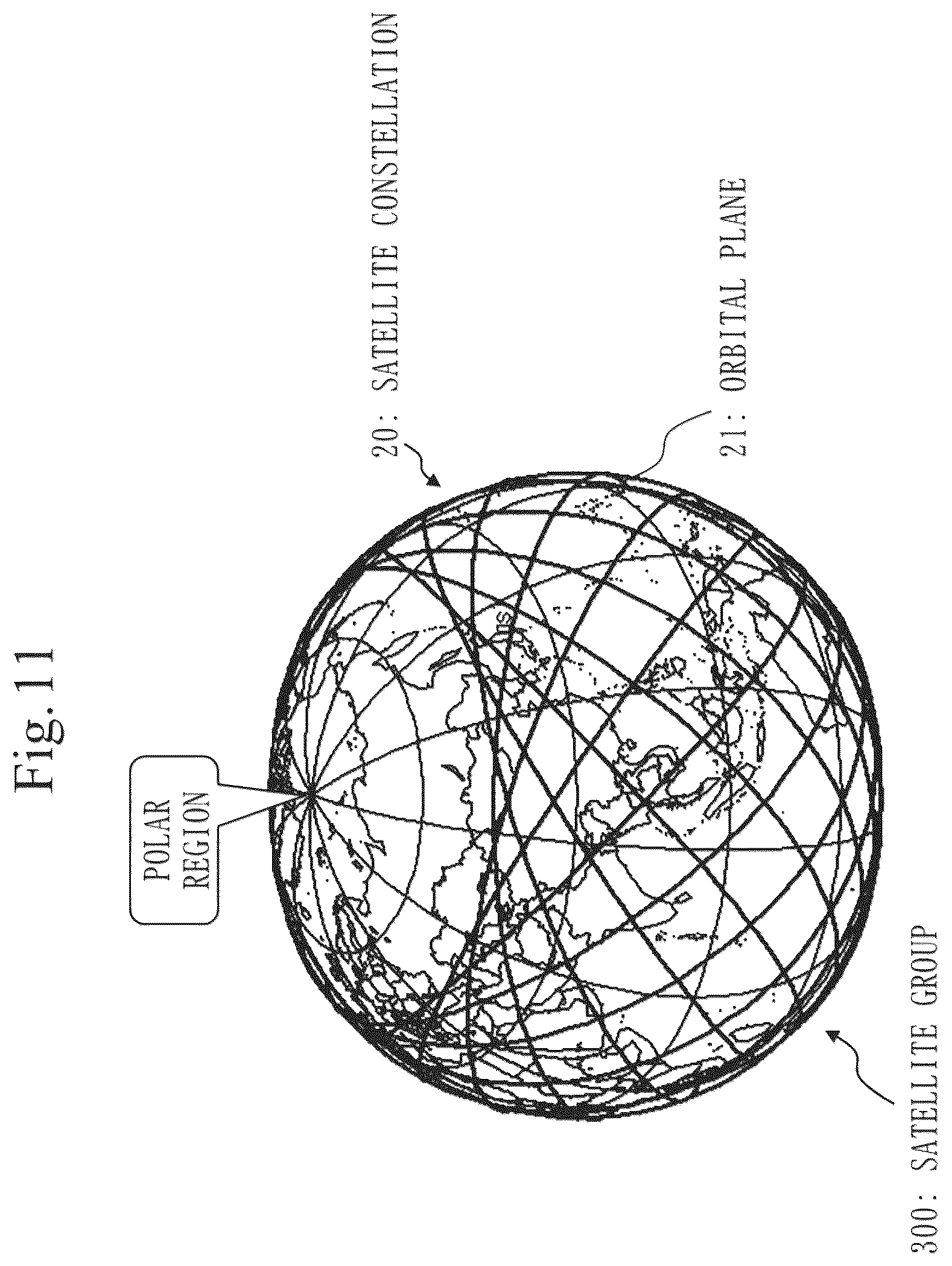 Patent US12103711 Figure 11 – Satellite constellation forming system, satellite constellation forming method, computer readable medium, and ground device