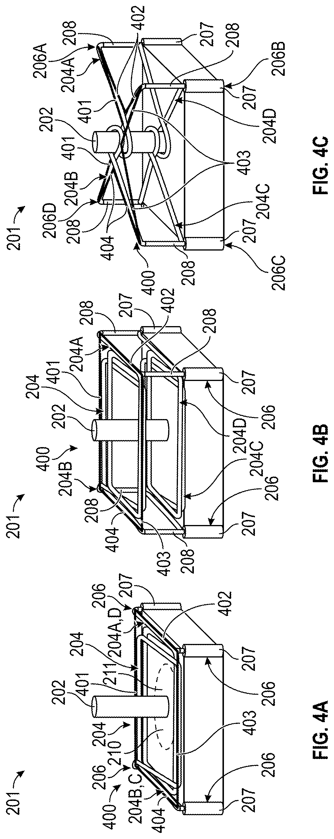 Patent US12103716 Figure 4 – Systems and methods for securing an upright rocket