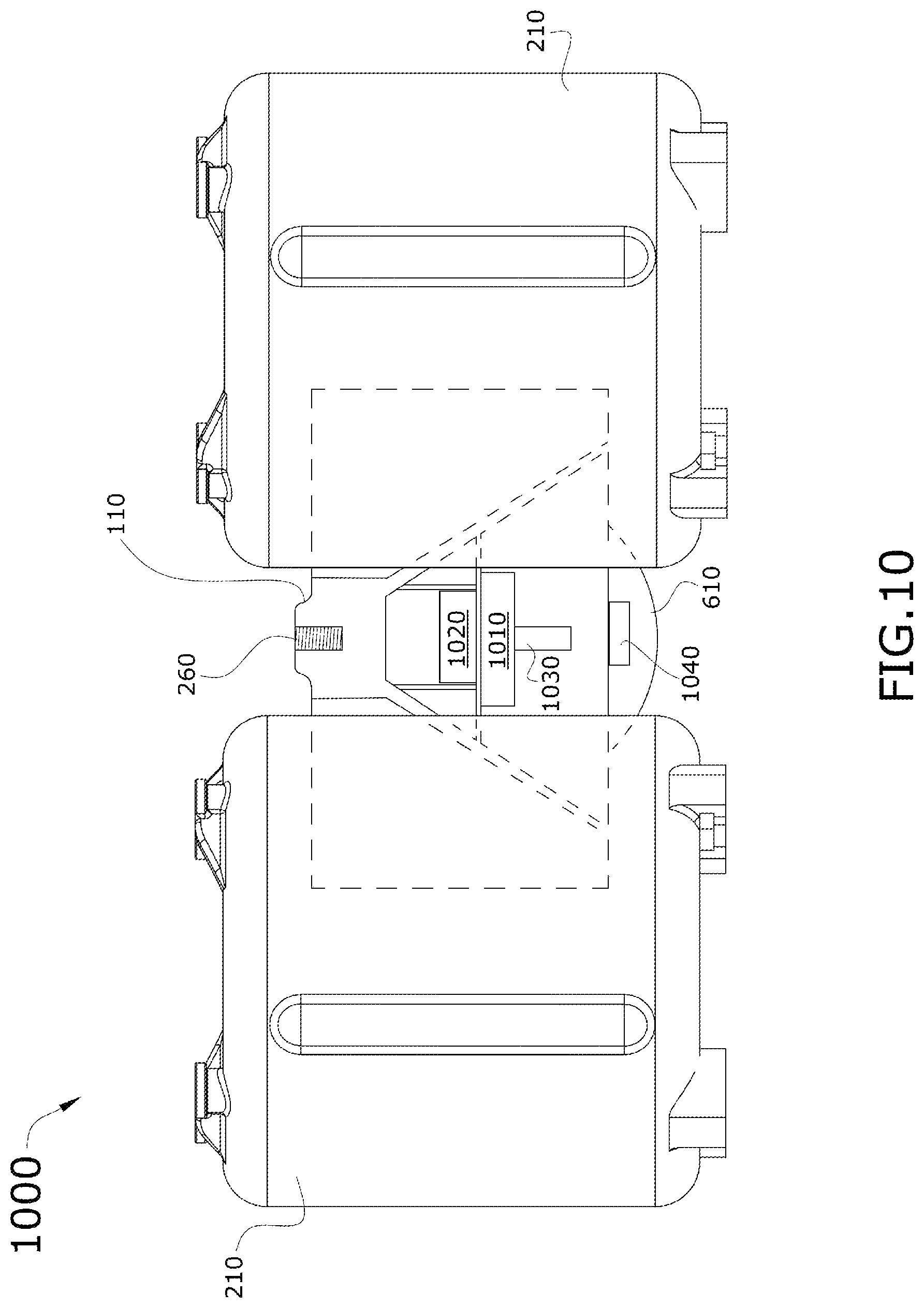 Patent US12103718 Figure 9 – Self-charging modular portable survival drone that recharges by natural elements