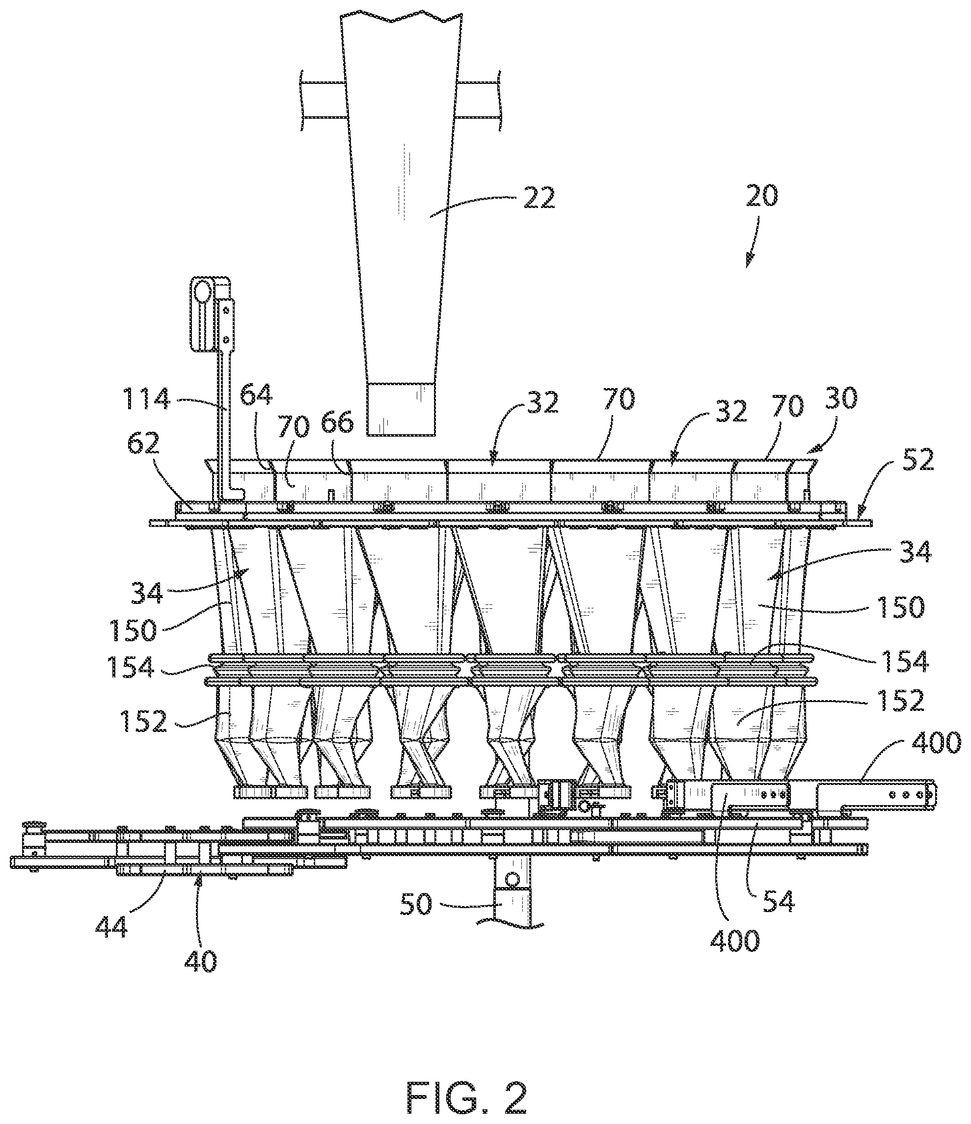 Patent US12103721 Figure 2 – Rotary filling machine