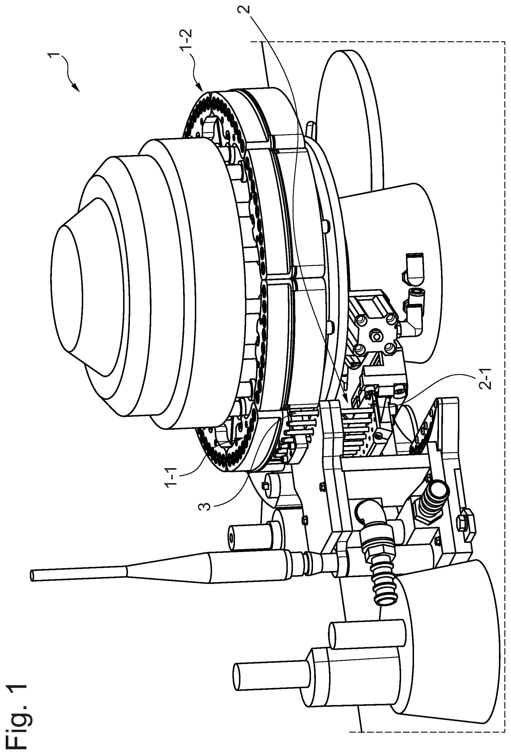 Patent US12103723 Figure 1 – Device for dispensing single droplets into a cap or body of a capsule
