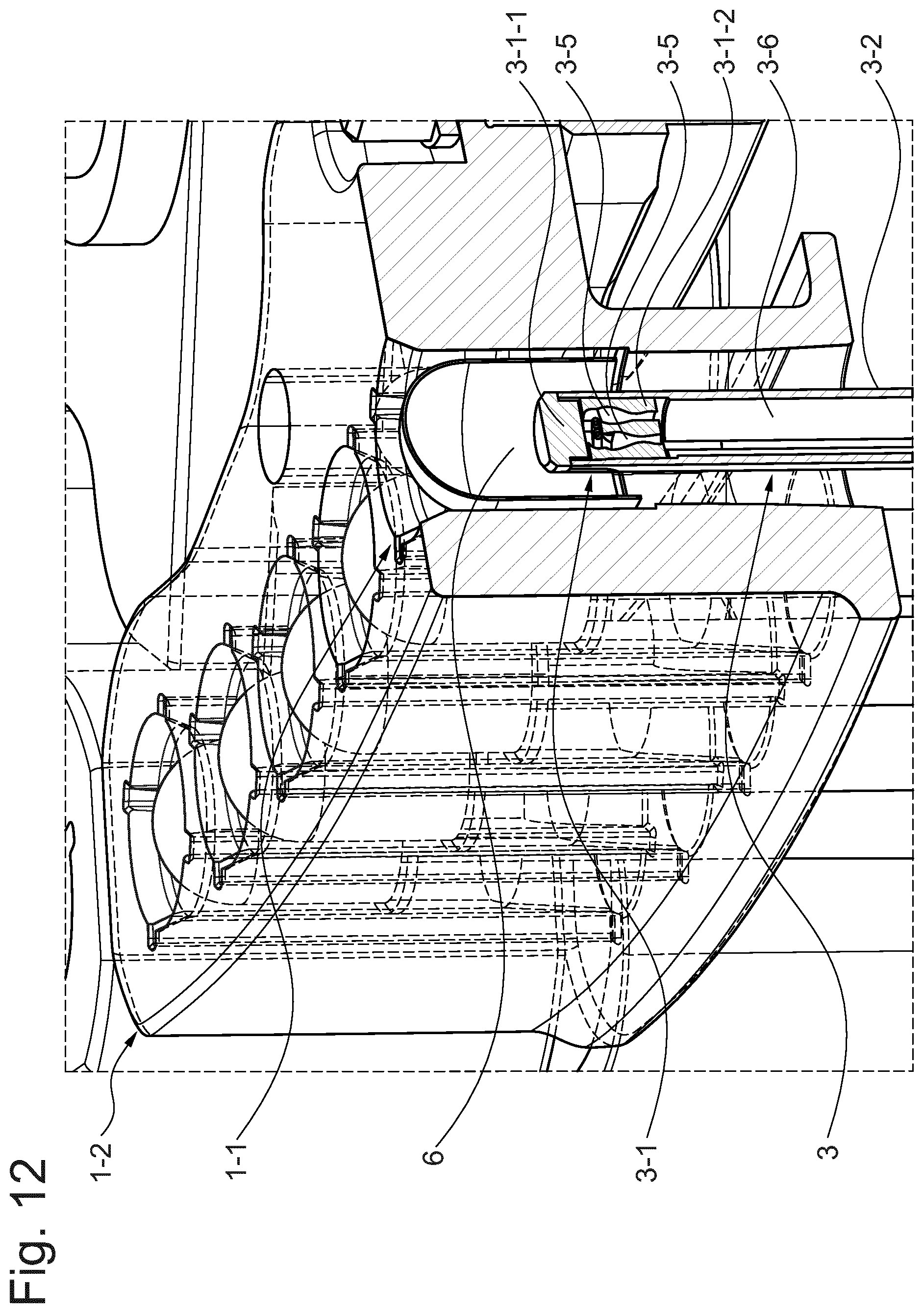 Patent US12103723 Figure 12 – Device for dispensing single droplets into a cap or body of a capsule