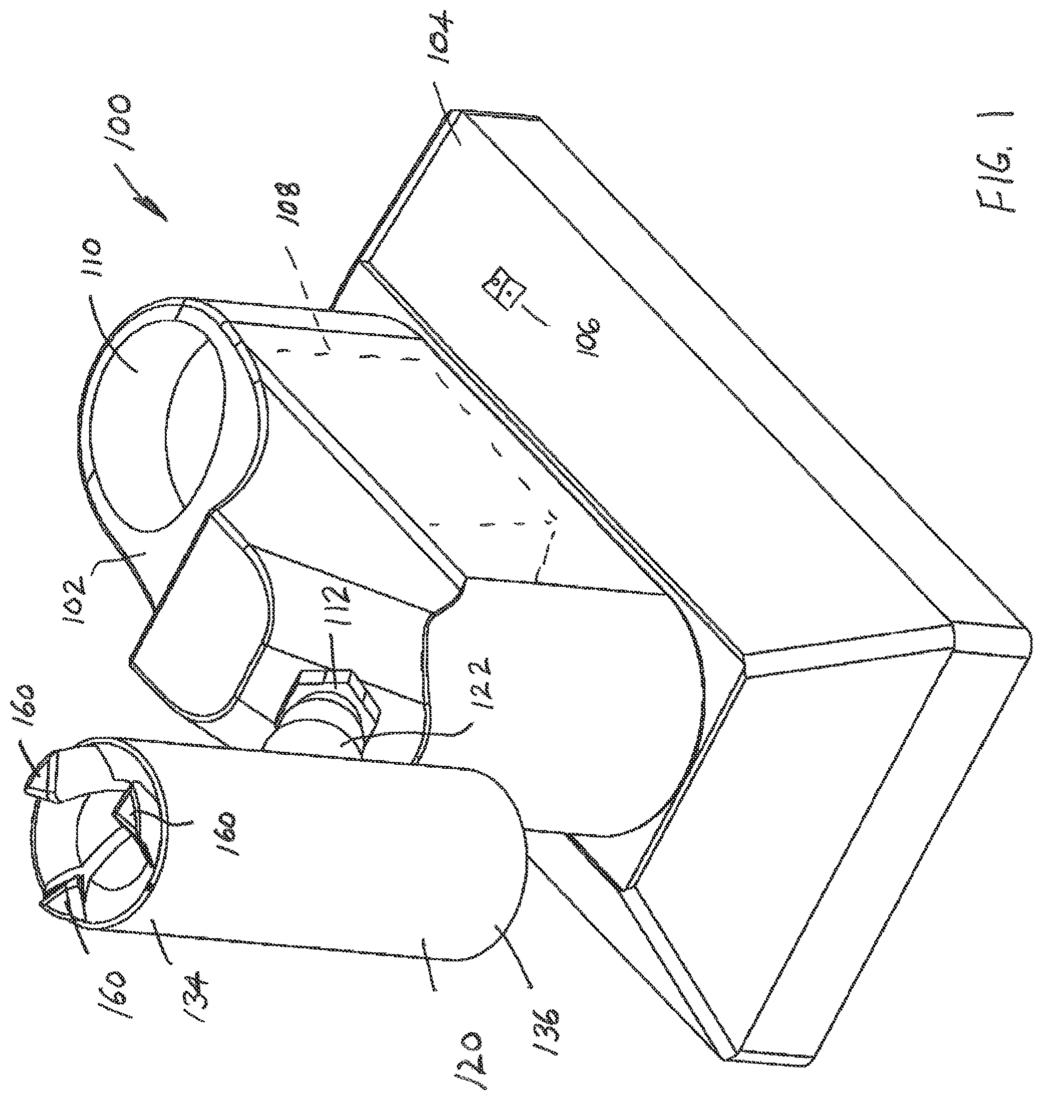 Patent US12103724 Figure 1 – Steam shrink wrap sleeve with printed label for container and associated method