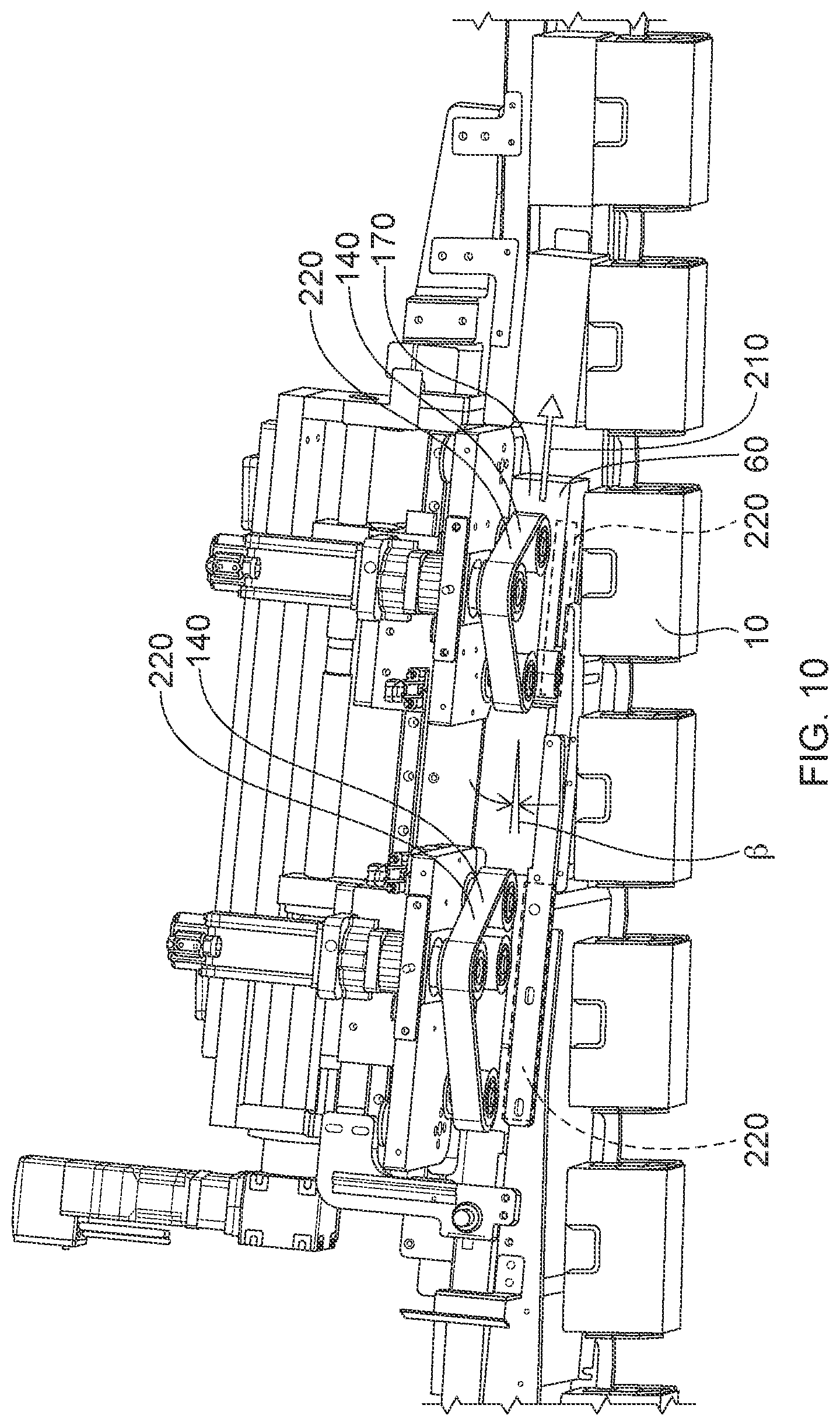 Patent US12103727 Figure 8 – High speed telescopic fitting of a tray and hood