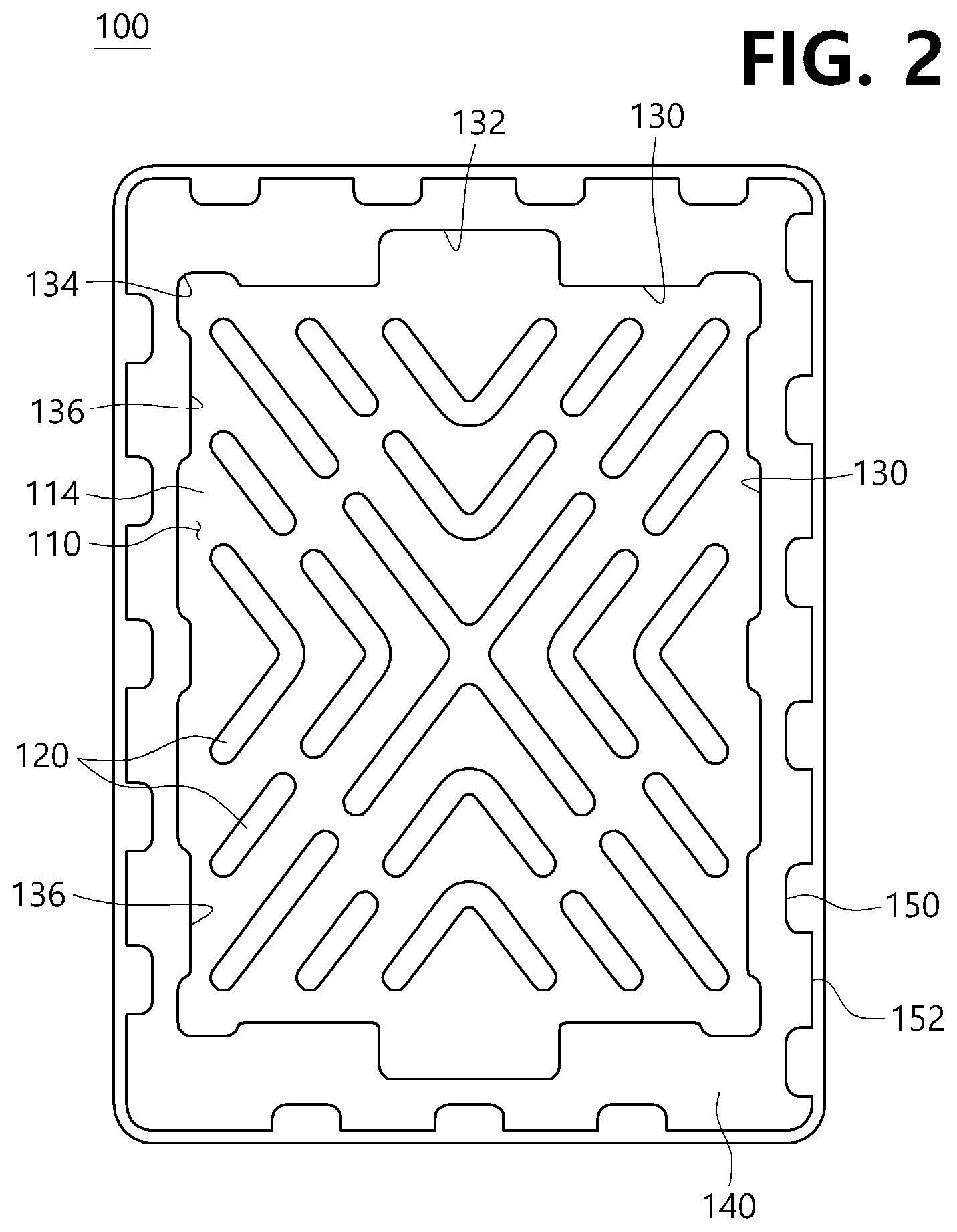 Patent US12103729 Figure 2 – Substrate tray