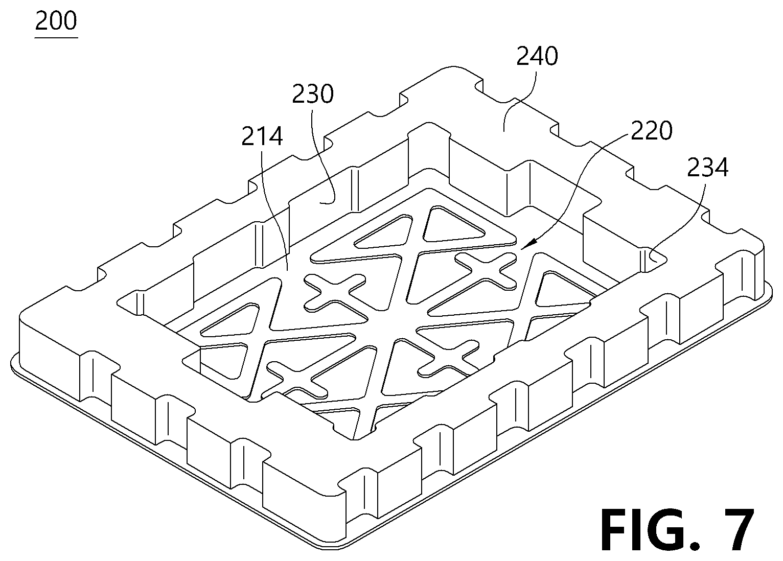 Patent US12103729 Figure 7 – Substrate tray