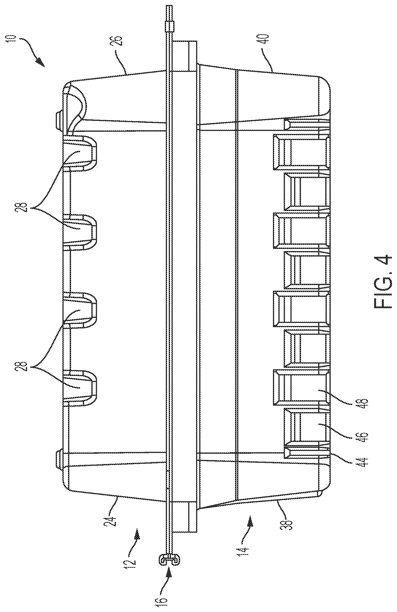 Patent US12103735 Figure 4 – Packaging for plates