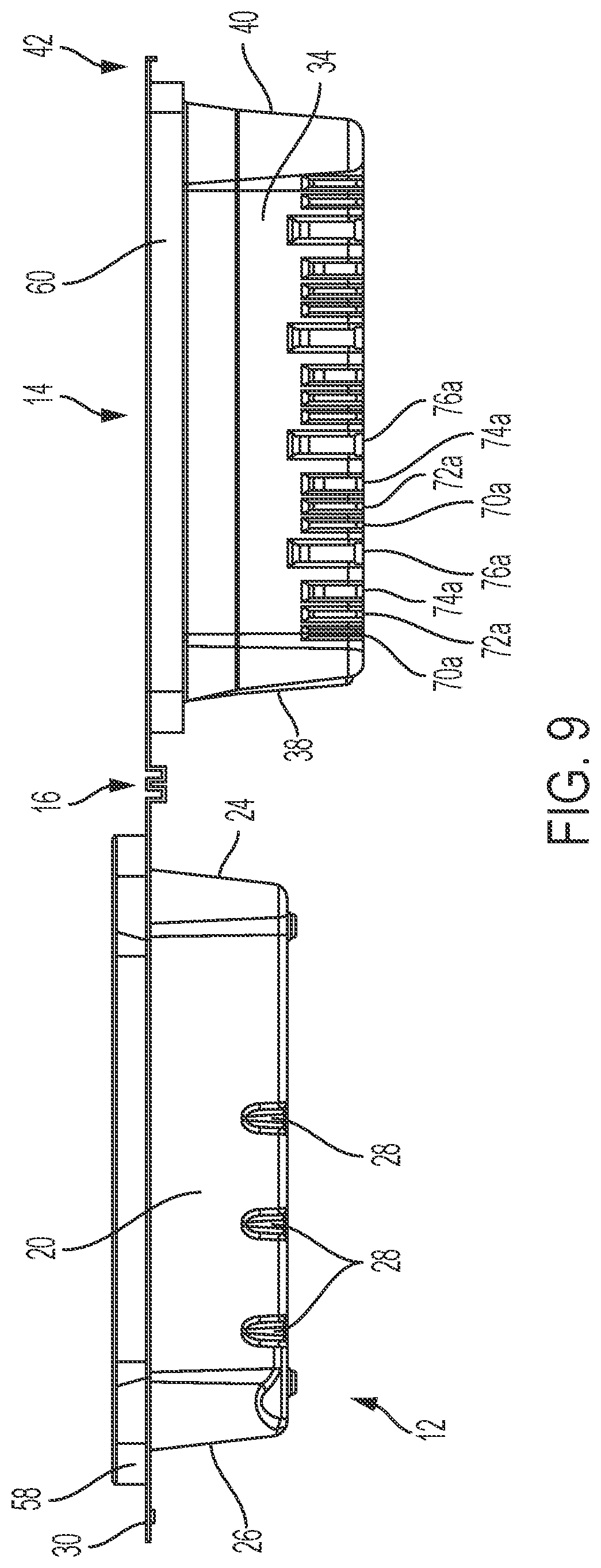 Patent US12103735 Figure 9 – Packaging for plates