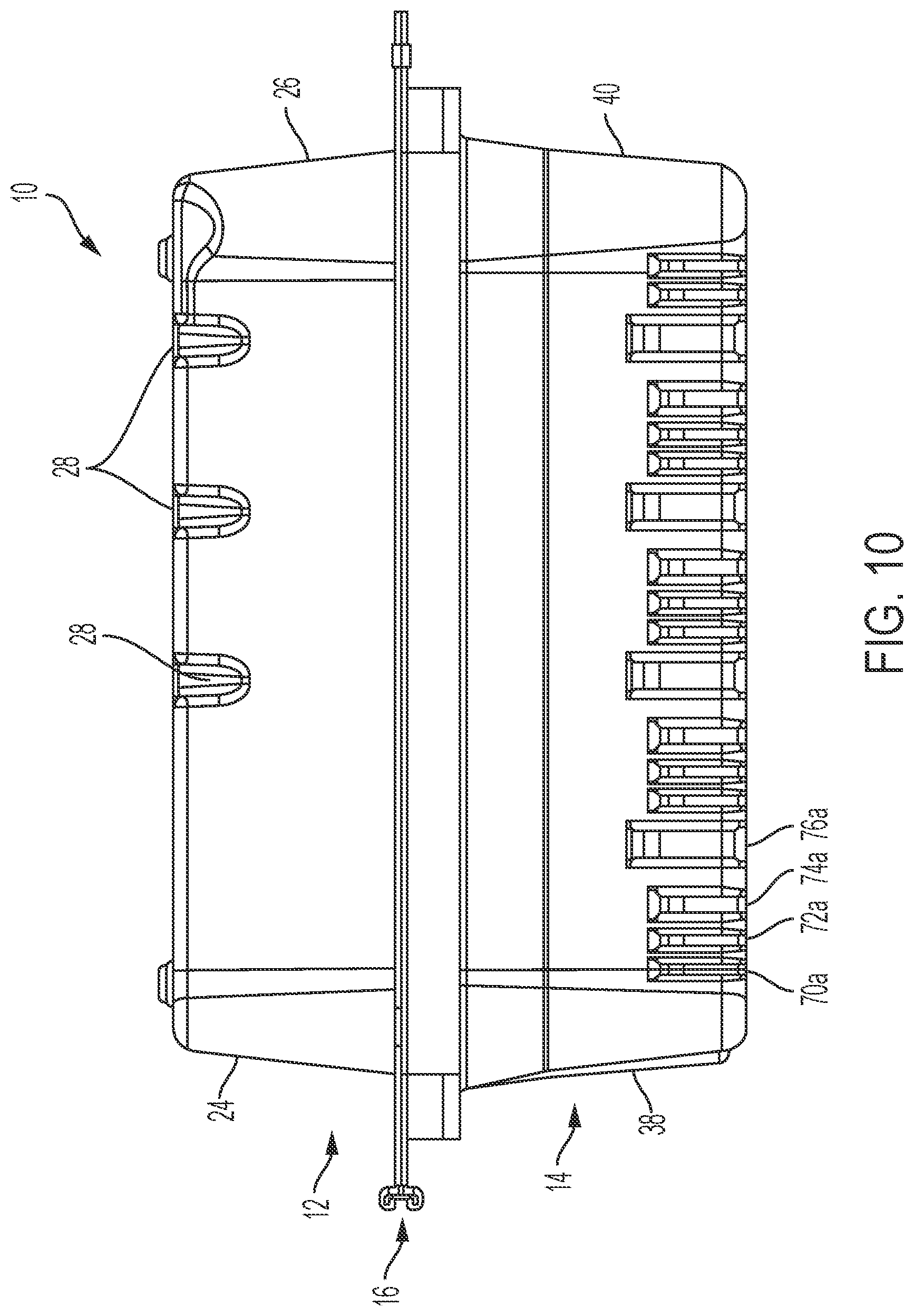 Patent US12103735 Figure 10 – Packaging for plates