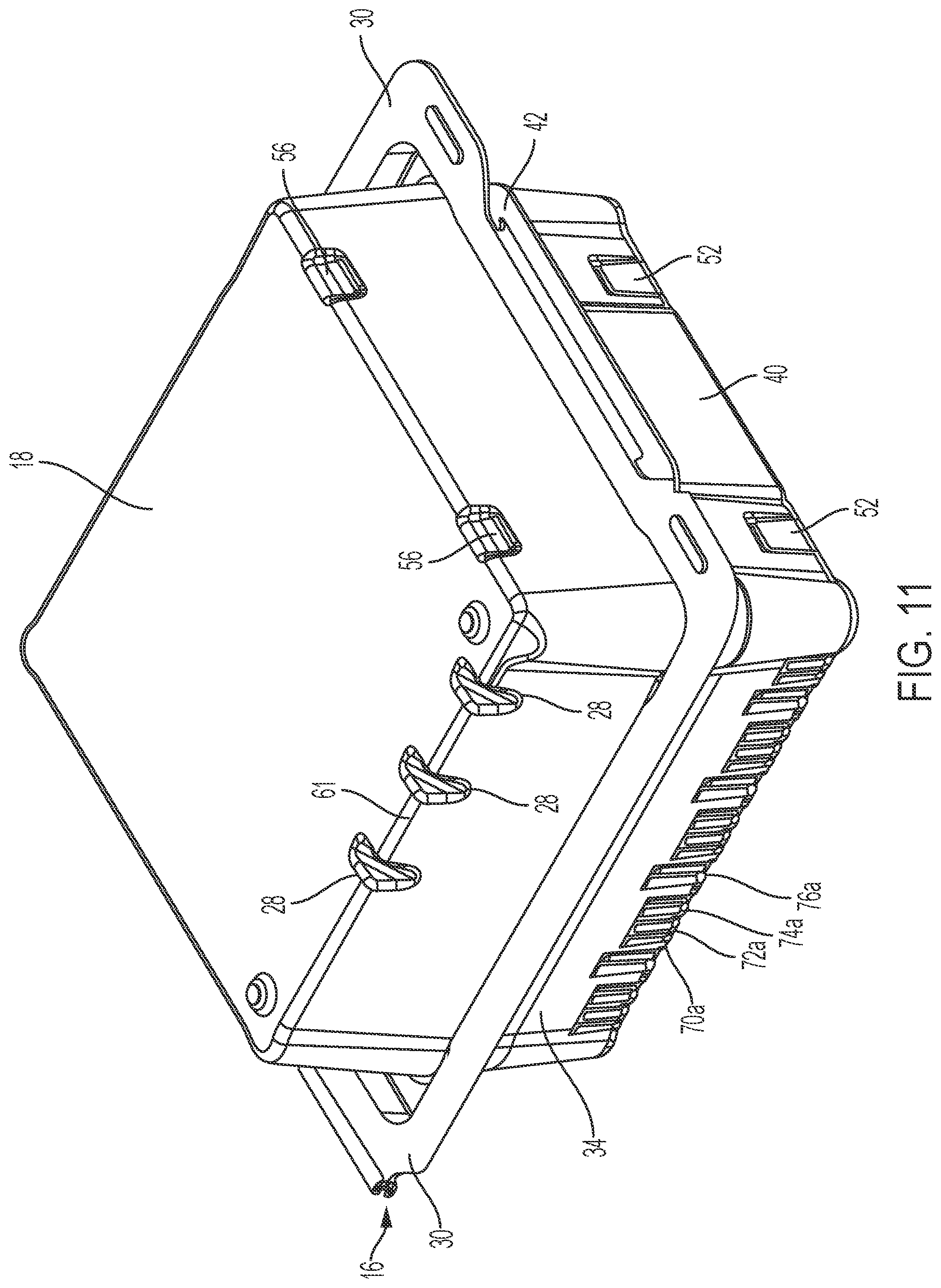 Patent US12103735 Figure 11 – Packaging for plates