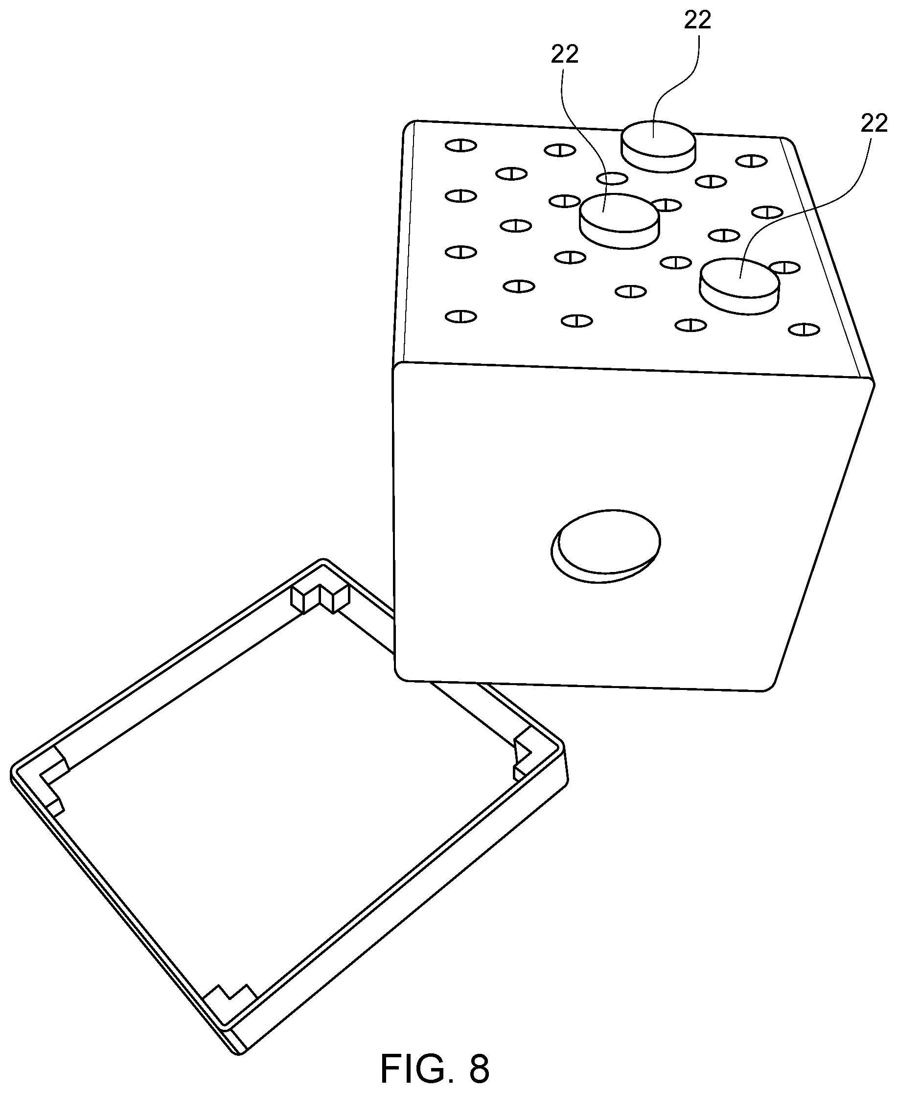 Patent US12103736 Figure 5 – System and method for accessorizing a container