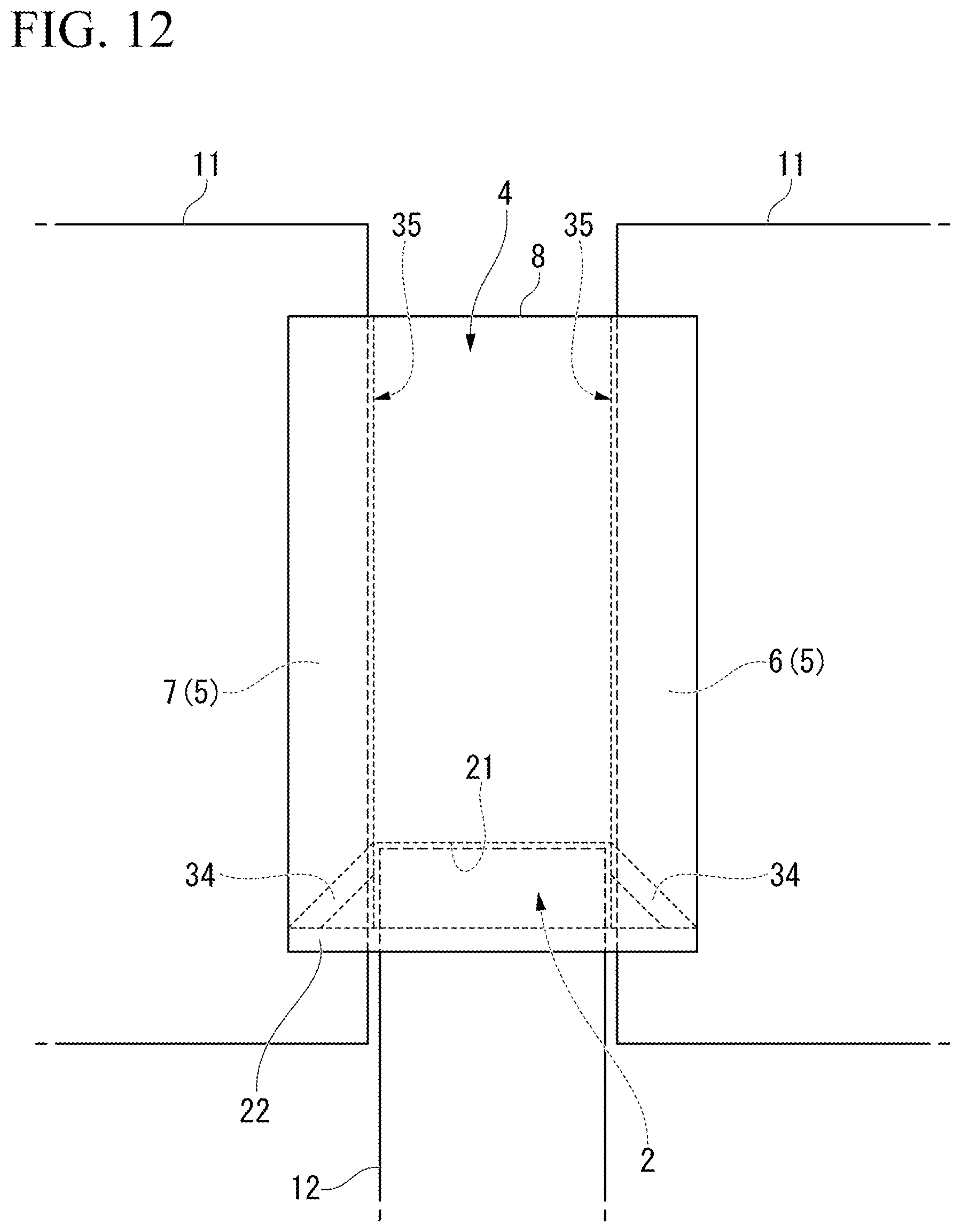 Patent US12103737 Figure 10 – Rectangular-bottomed packaging bag, and method for manufacturing rectangular-bottomed packaging bag