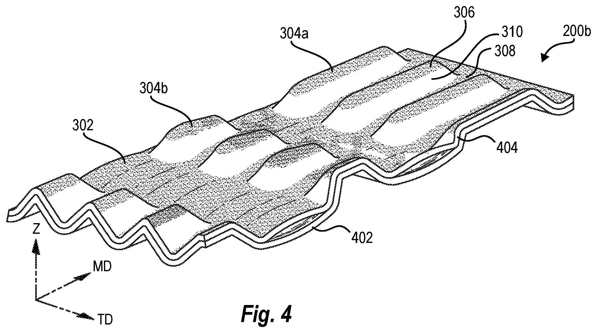 Patent US12103738 Figure 3 – Multi-film thermoplastic bags having grab zones secured to sidewalls via selfing and methods of making the same
