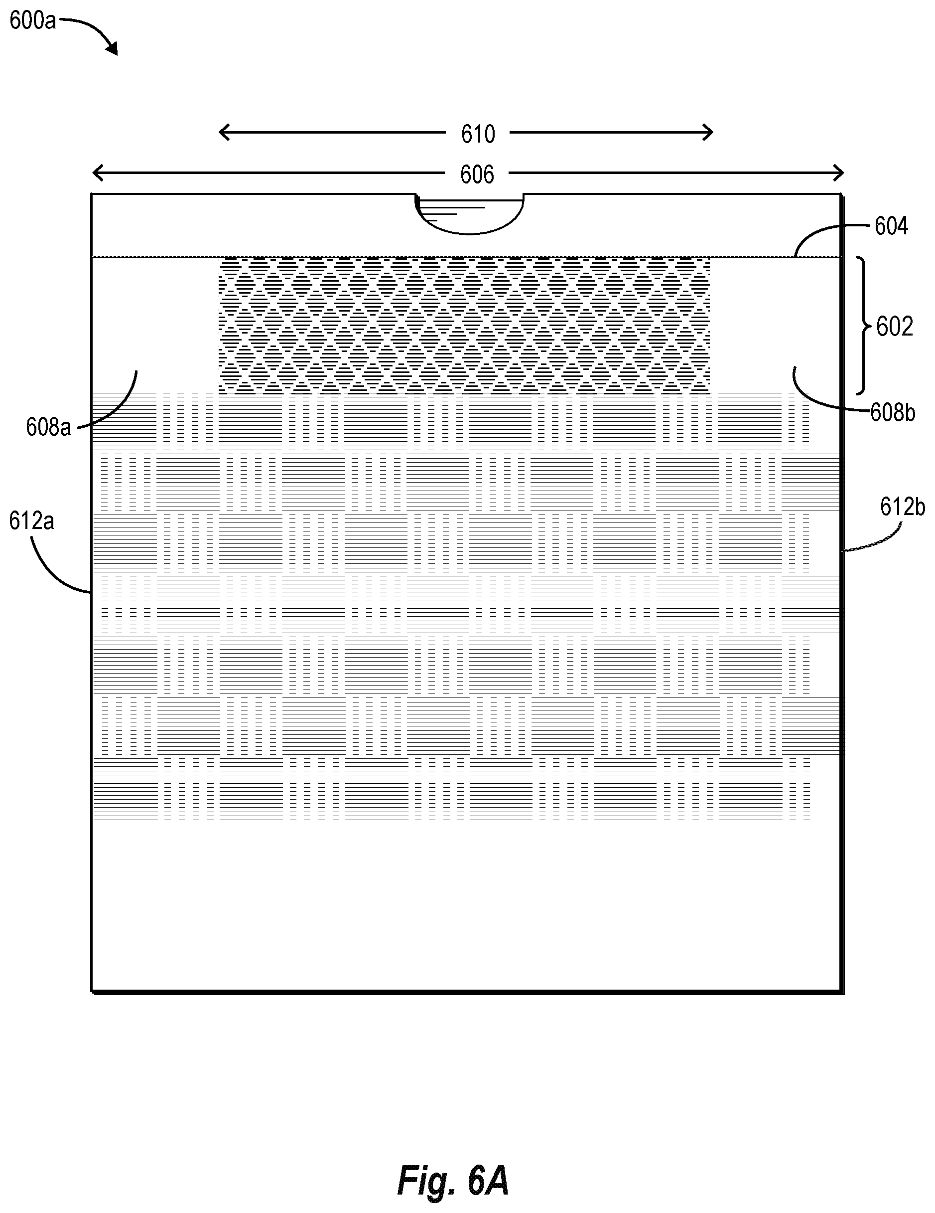 Patent US12103738 Figure 8 – Multi-film thermoplastic bags having grab zones secured to sidewalls via selfing and methods of making the same